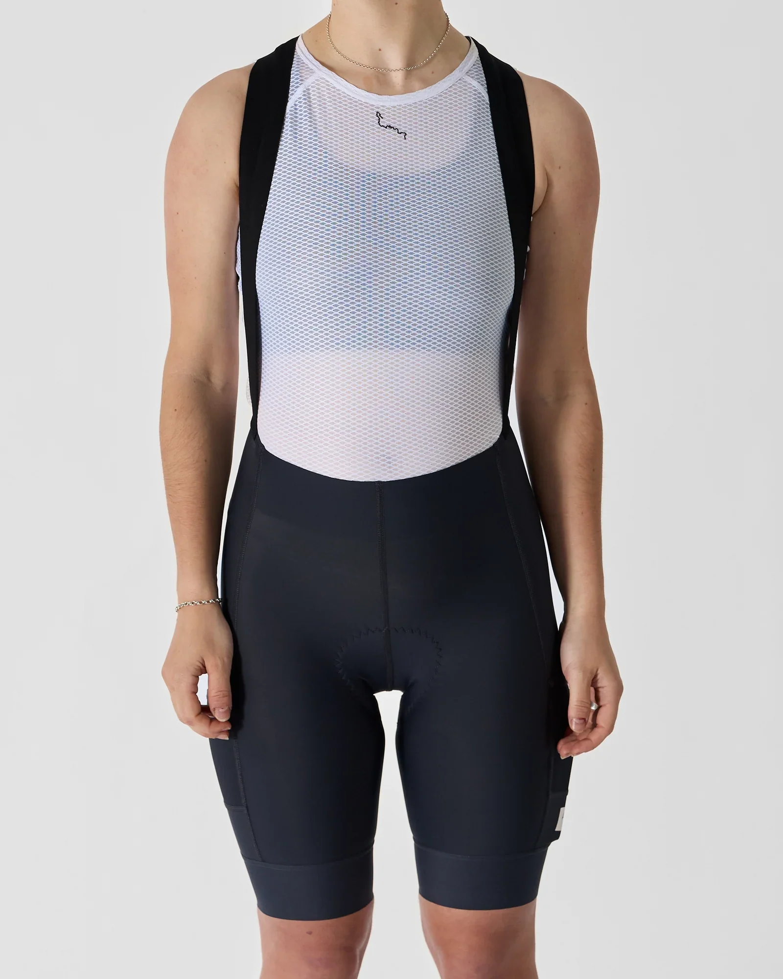 Albion ABR1 Women's Pocket Bib Shorts Graphite - Image 7