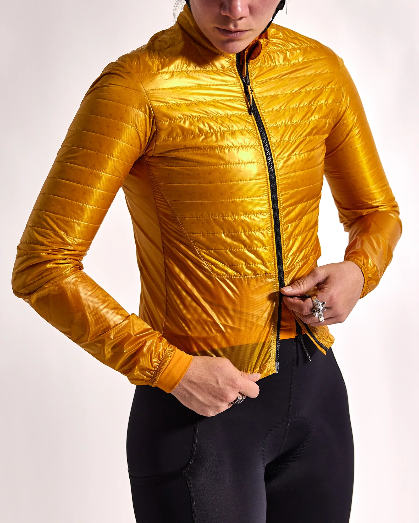 Albion All Road Ultralight Insulated Jacket Burnt Yellow - Image 3