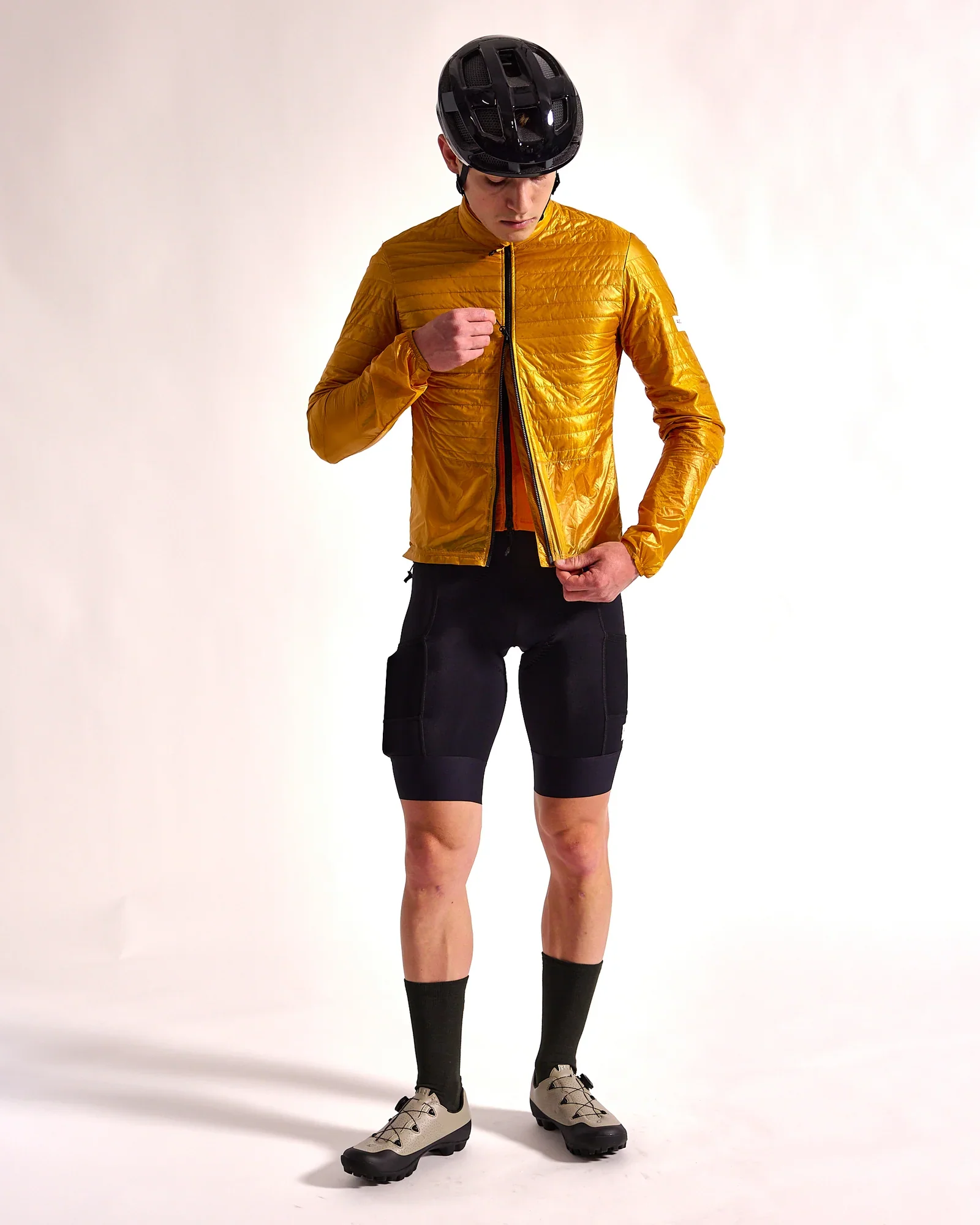 Albion All Road Ultralight Insulated Jacket Burnt Yellow - Image 6