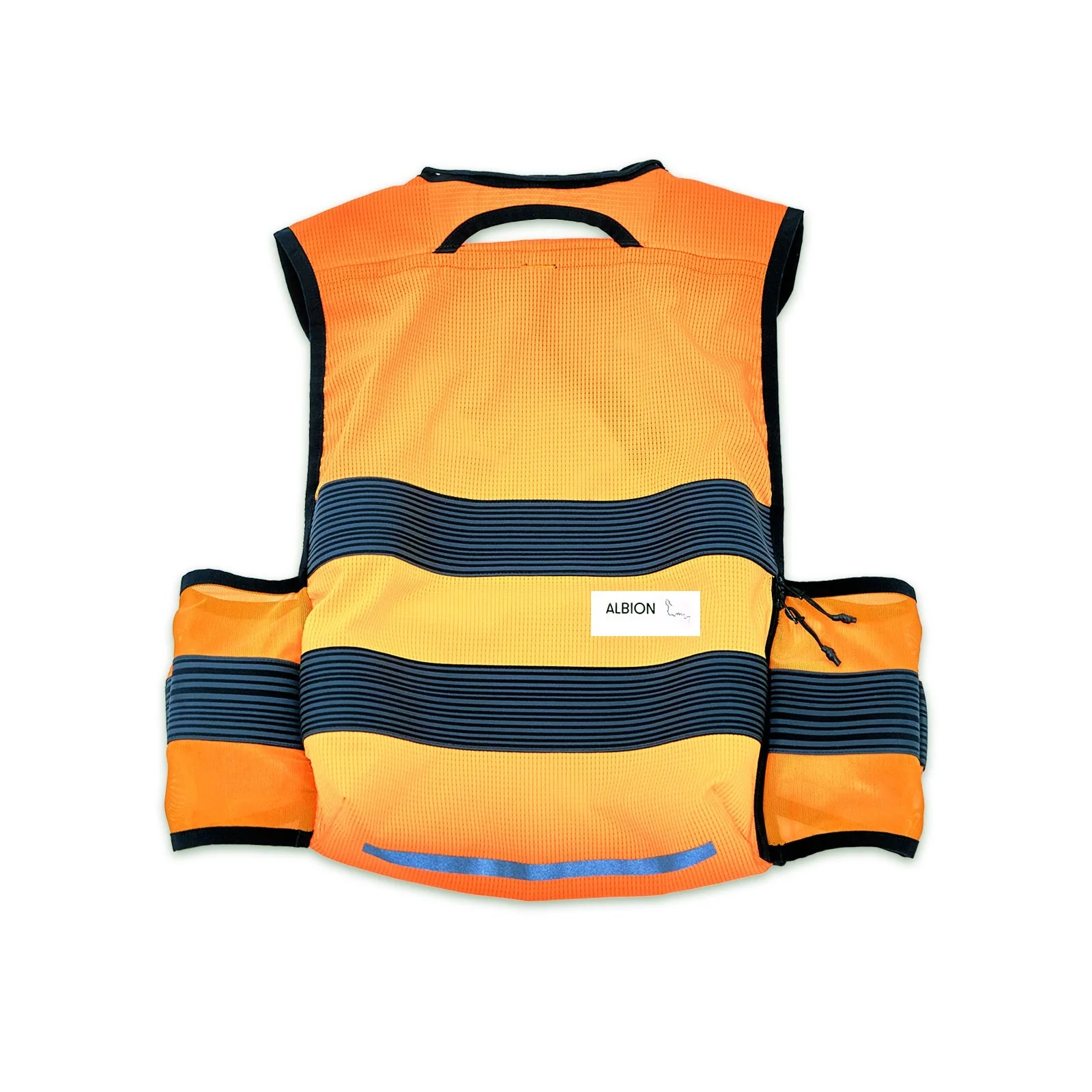 Albion All Road Visibility Cargo Vest Hi-Vis Orange/Reflective - Image 6