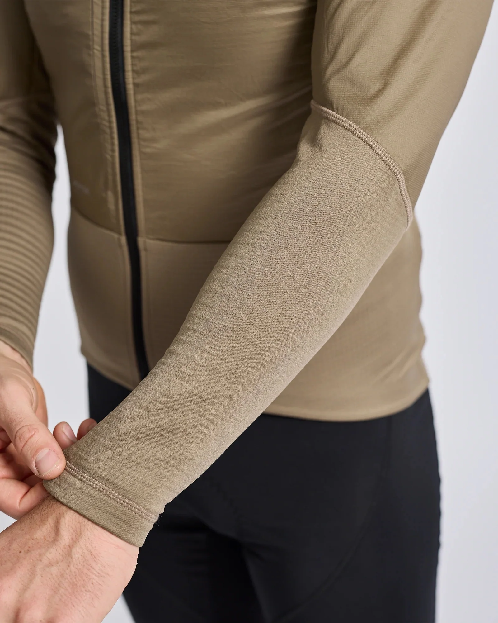 Albion Men's Thermal Wind Jersey Dark Sand - Image 7