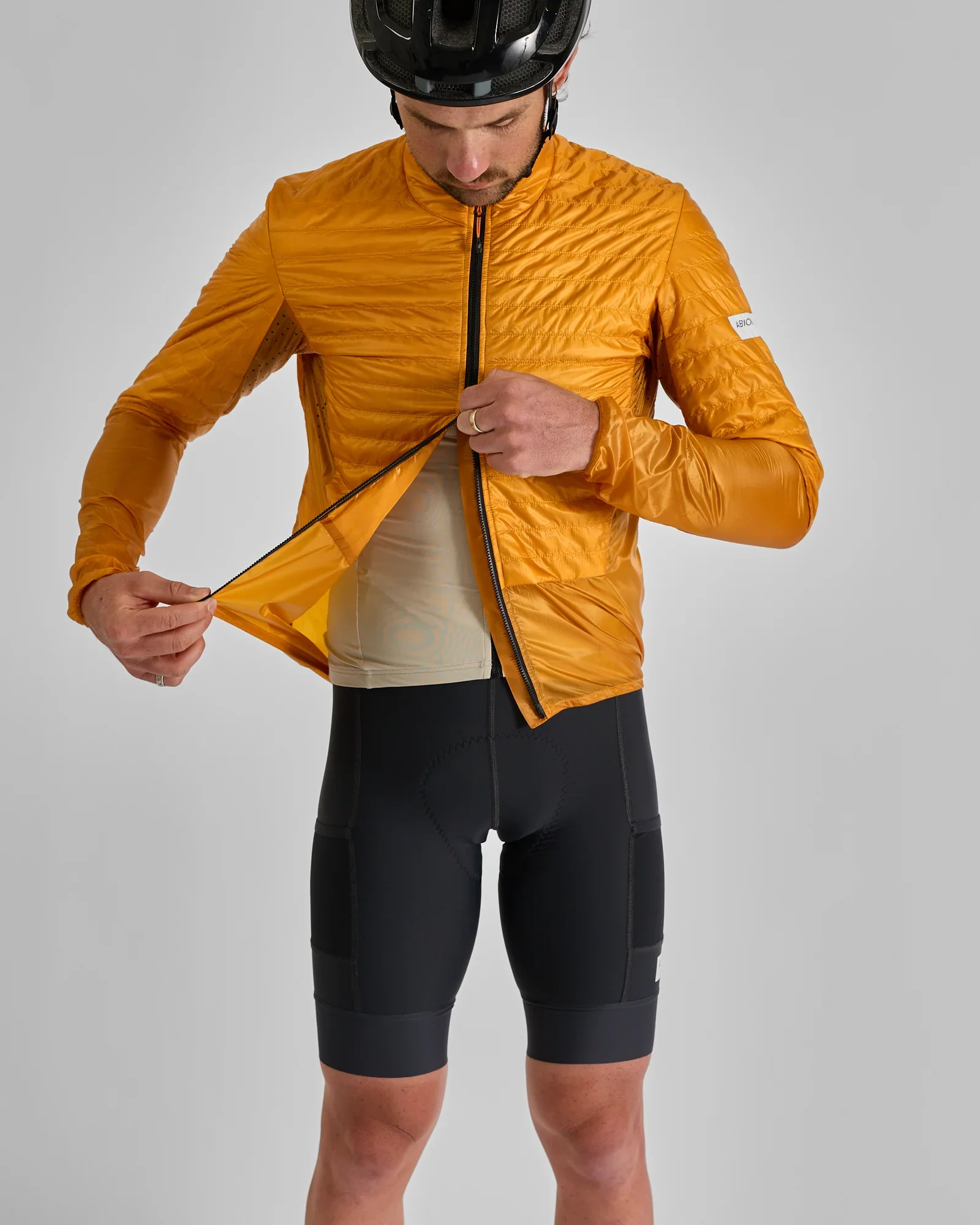 Albion Men's Ultralight Insulated Jacket Burnt Yellow - Image 2