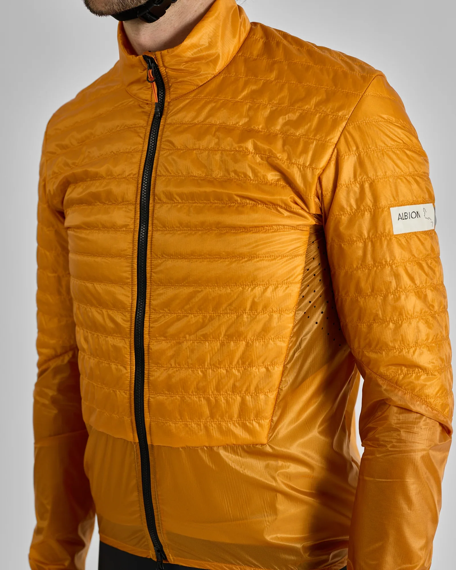 Albion Men's Ultralight Insulated Jacket Burnt Yellow - Image 5