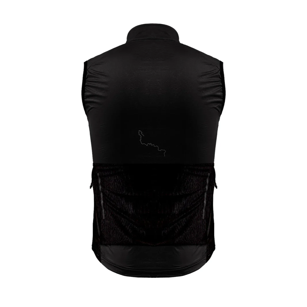 Albion Men's Wind Gilet Black - Image 9