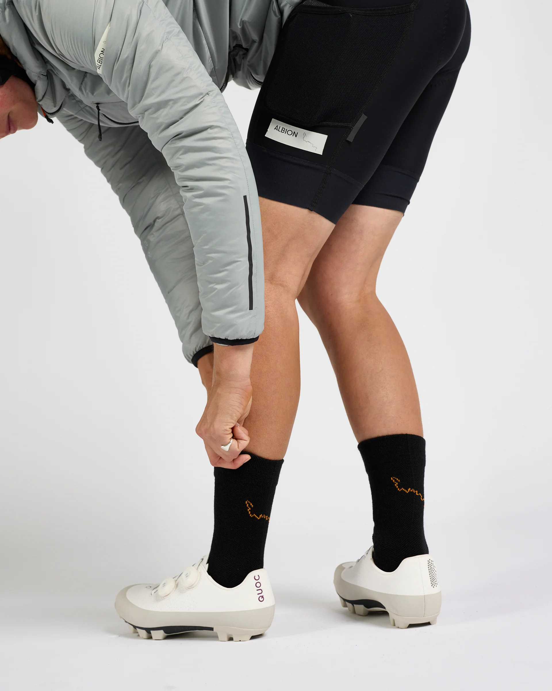 Albion Merino Socks Charcoal - Image 4