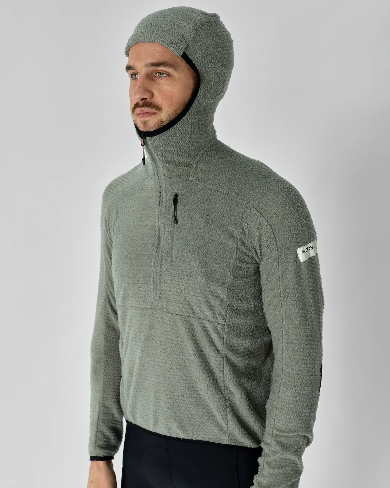 Albion Primaloft Active Evolve Hoodie Limestone - Image 4
