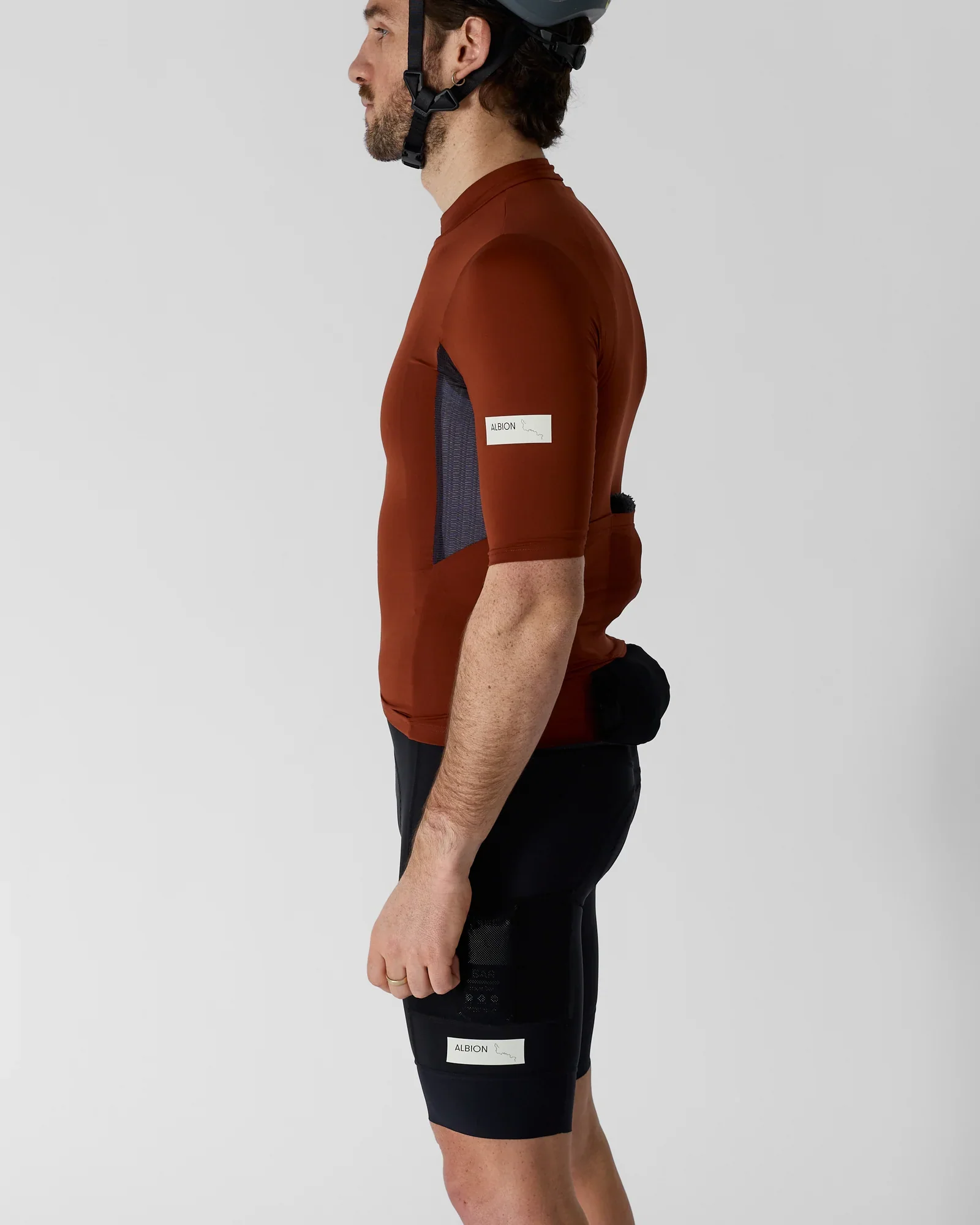 Albion Traverse Men's Jersey Burnt Ochre - Image 6