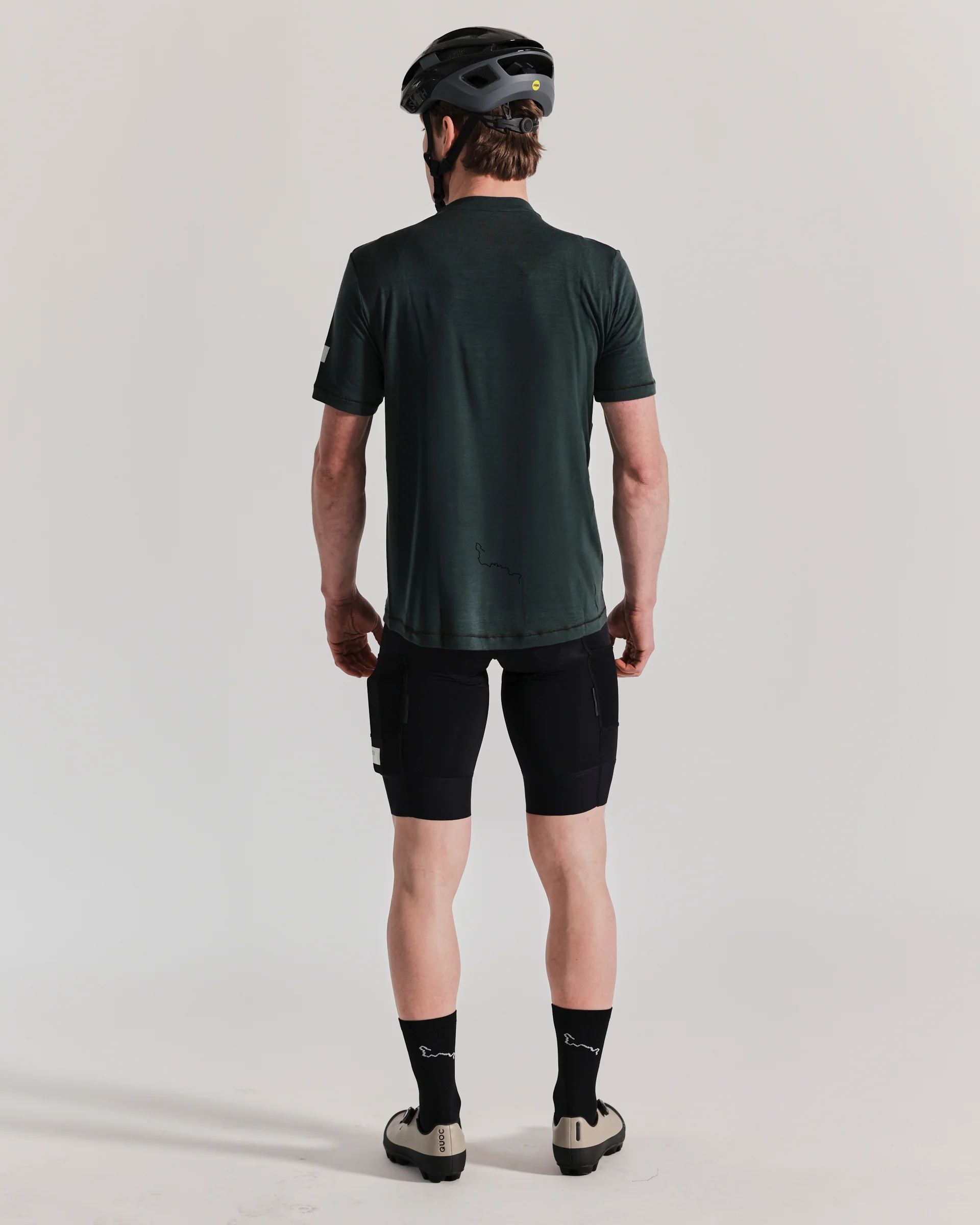 Albion Unisex Merino Riding T-Shirt Pine - Image 3