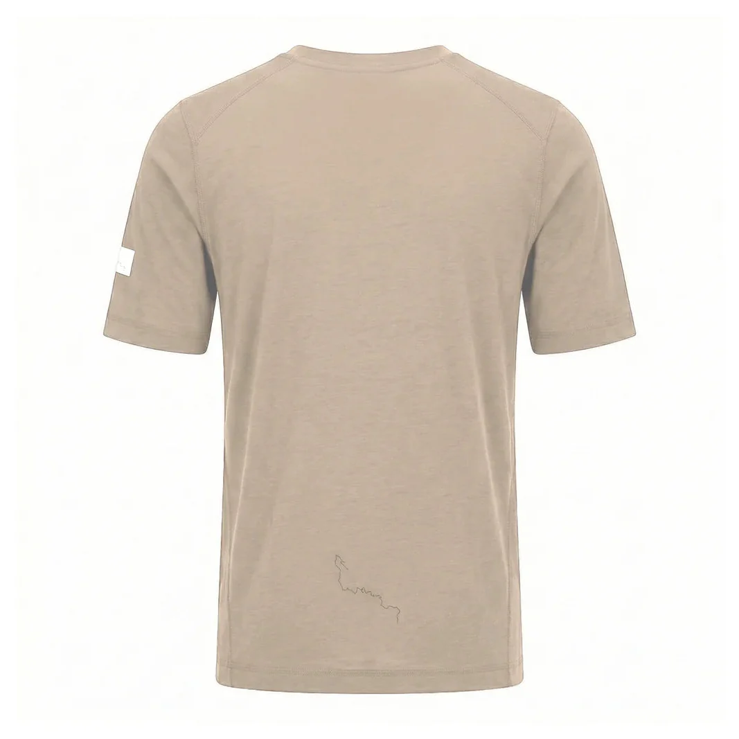 Albion Unisex Merino Riding T-Shirt Sandstone - Image 3