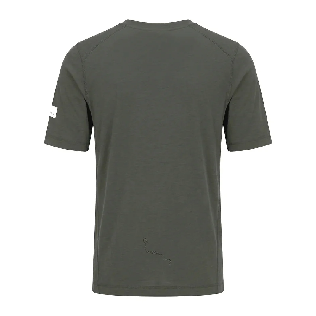 Albion Unisex Merino Riding T-Shirt Shale Green - Image 3