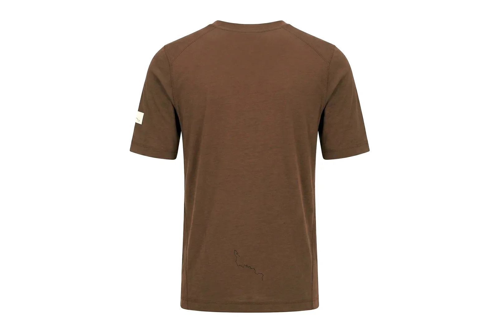 Albion Unisex Merino Riding T-Shirt Umber - Image 4