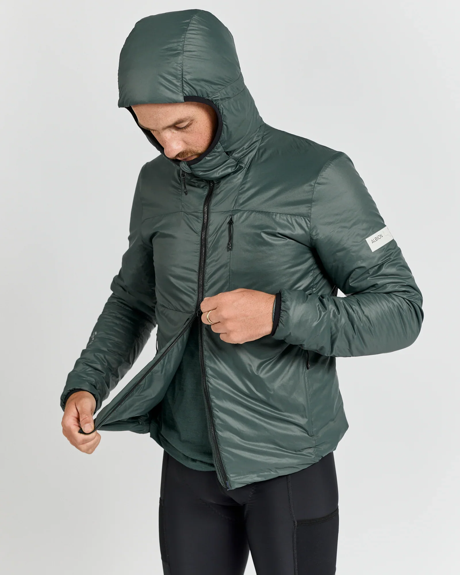 Albion Zoa Men's Mountain Jacket Shale Green - Image 2