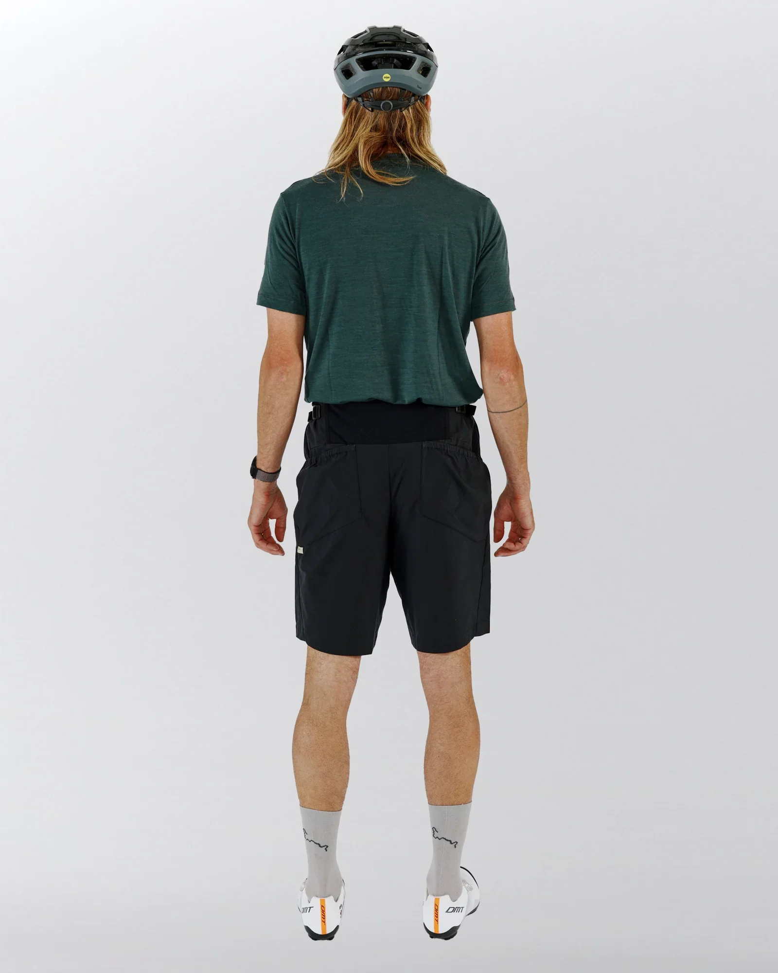 Albion Zoa Men's Shorts Charcoal/Olive Grey - Image 4