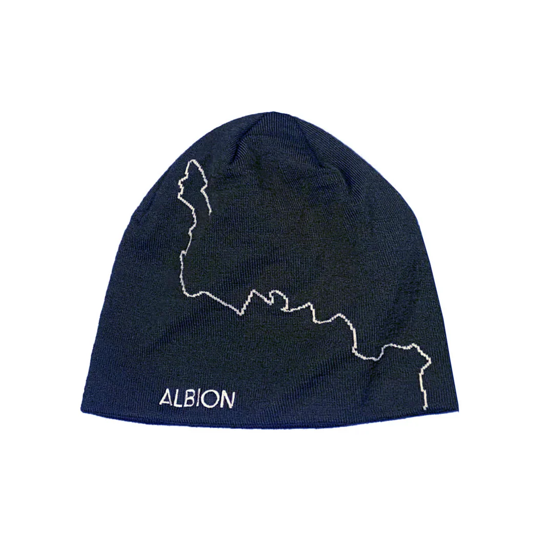 Albion Zoa Merino Beanie Midnight Blue