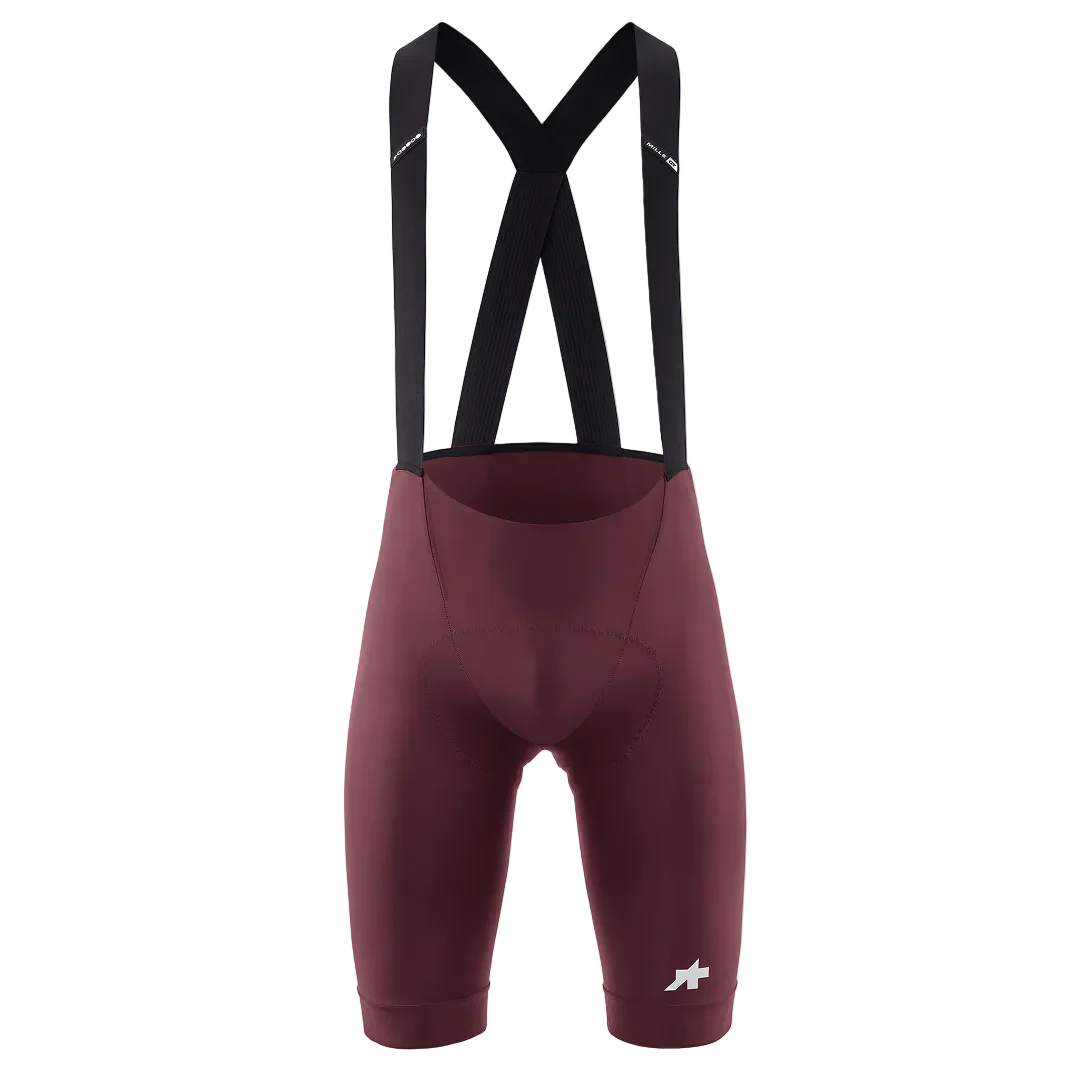 ASSOS MILLE GT S11 Men's Bib Shorts Burgundy Red
