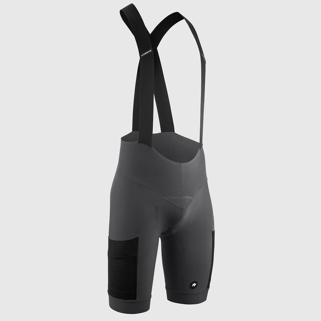 ASSOS TACTICA Kieskäfer T5 Men's Gravel Bib Shorts Robust Grey - Image 3