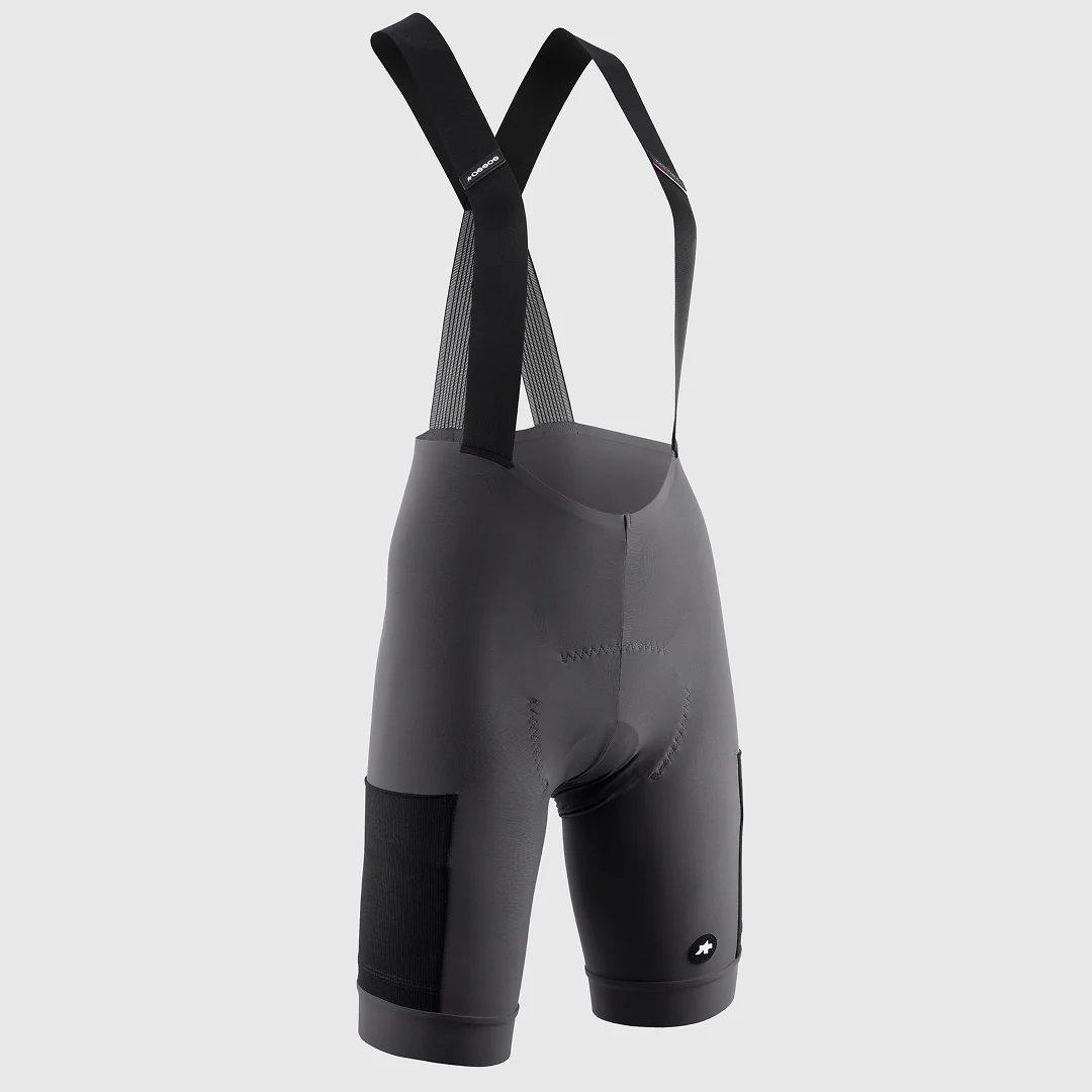 ASSOS TACTICA Kieskäfer T5 Women's Gravel Bib Shorts Robust Grey - Image 3