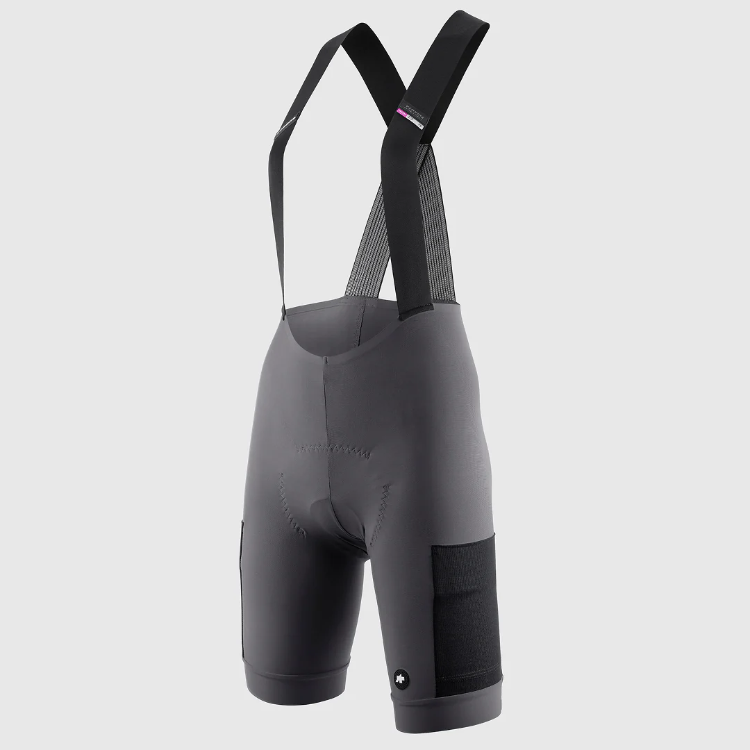 ASSOS TACTICA Kieskäfer T5 Women's Gravel Bib Shorts Robust Grey - Image 4