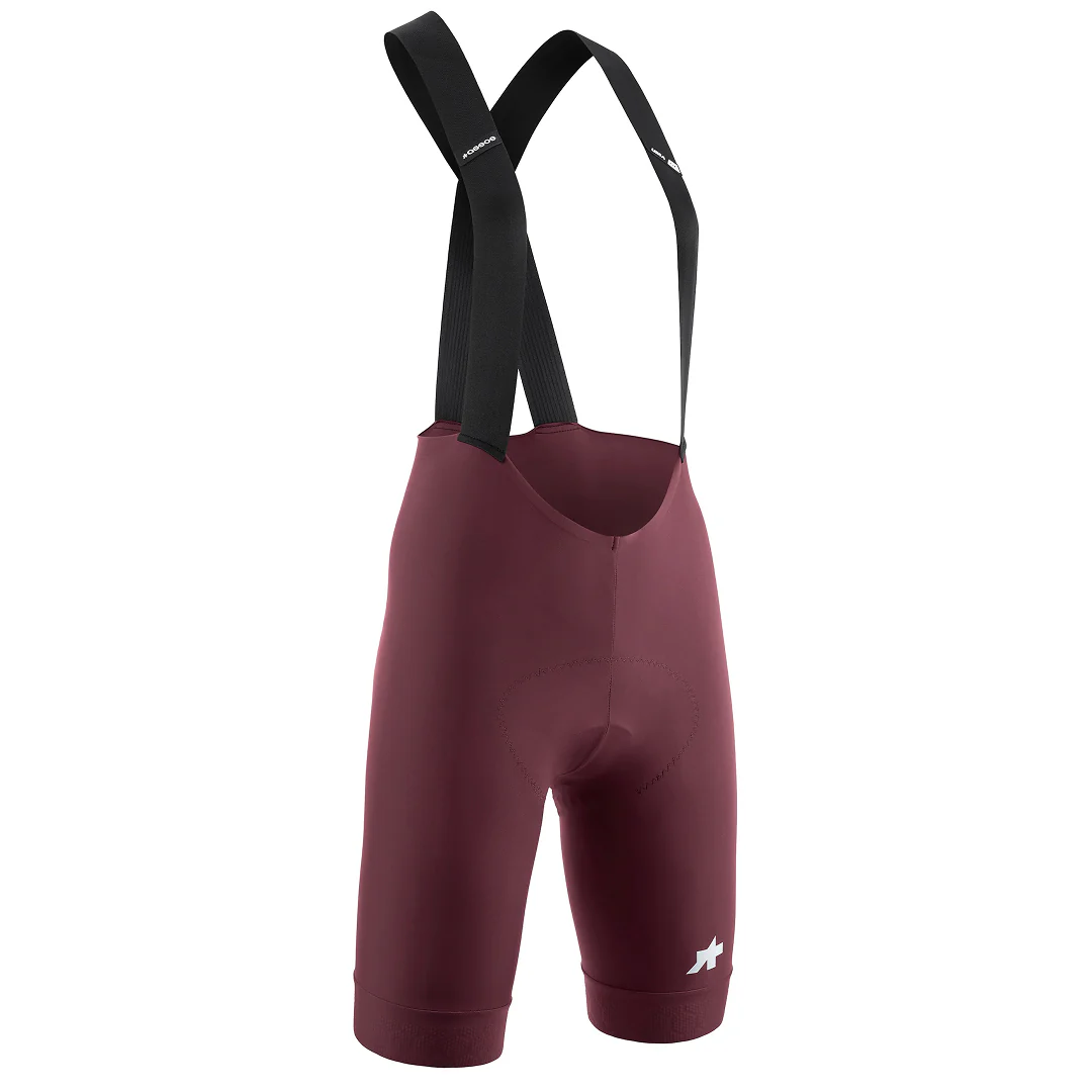 ASSOS UMA GT S11 Women's Bib Shorts Burgundy Red - Image 3