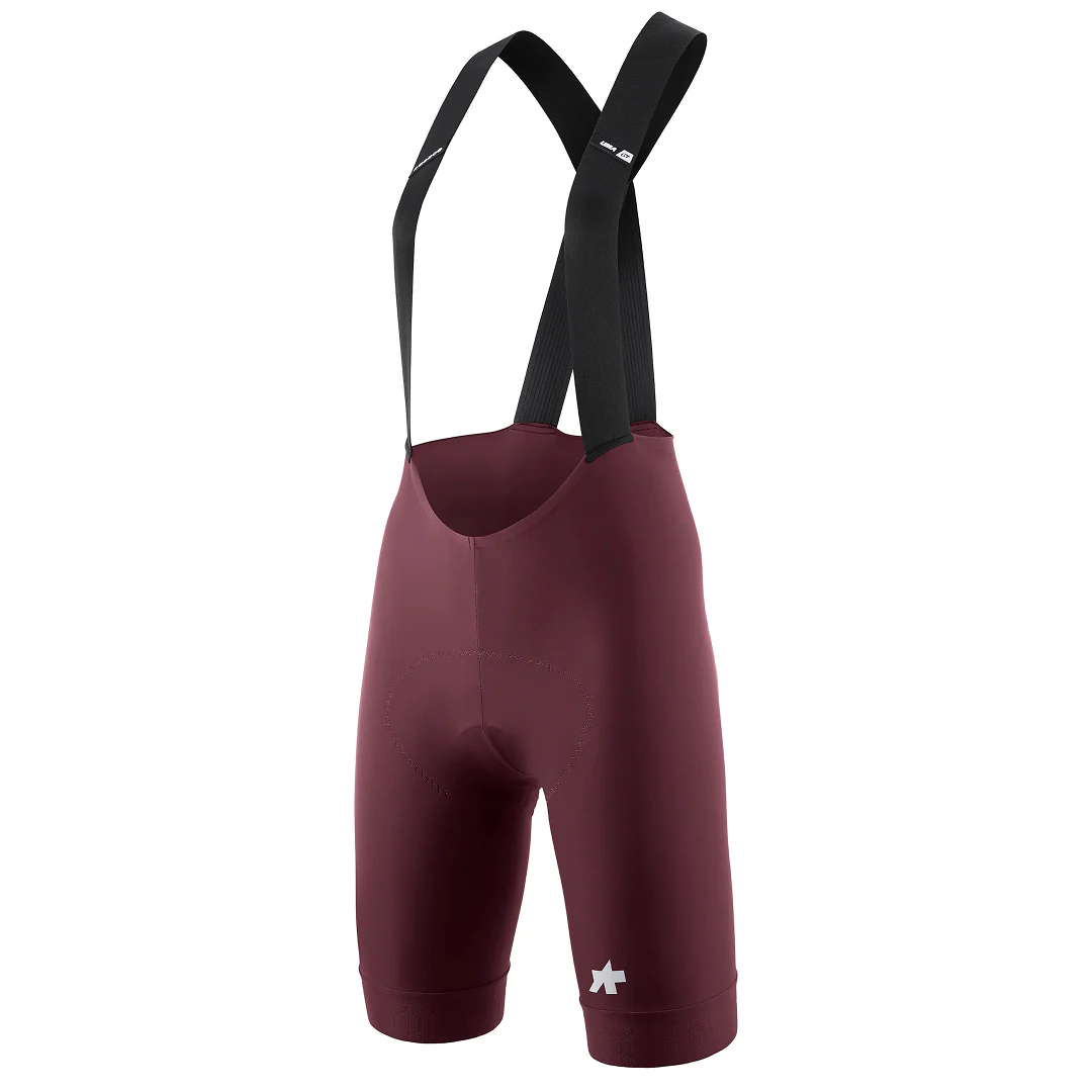 ASSOS UMA GT S11 Women's Bib Shorts Burgundy Red - Image 4