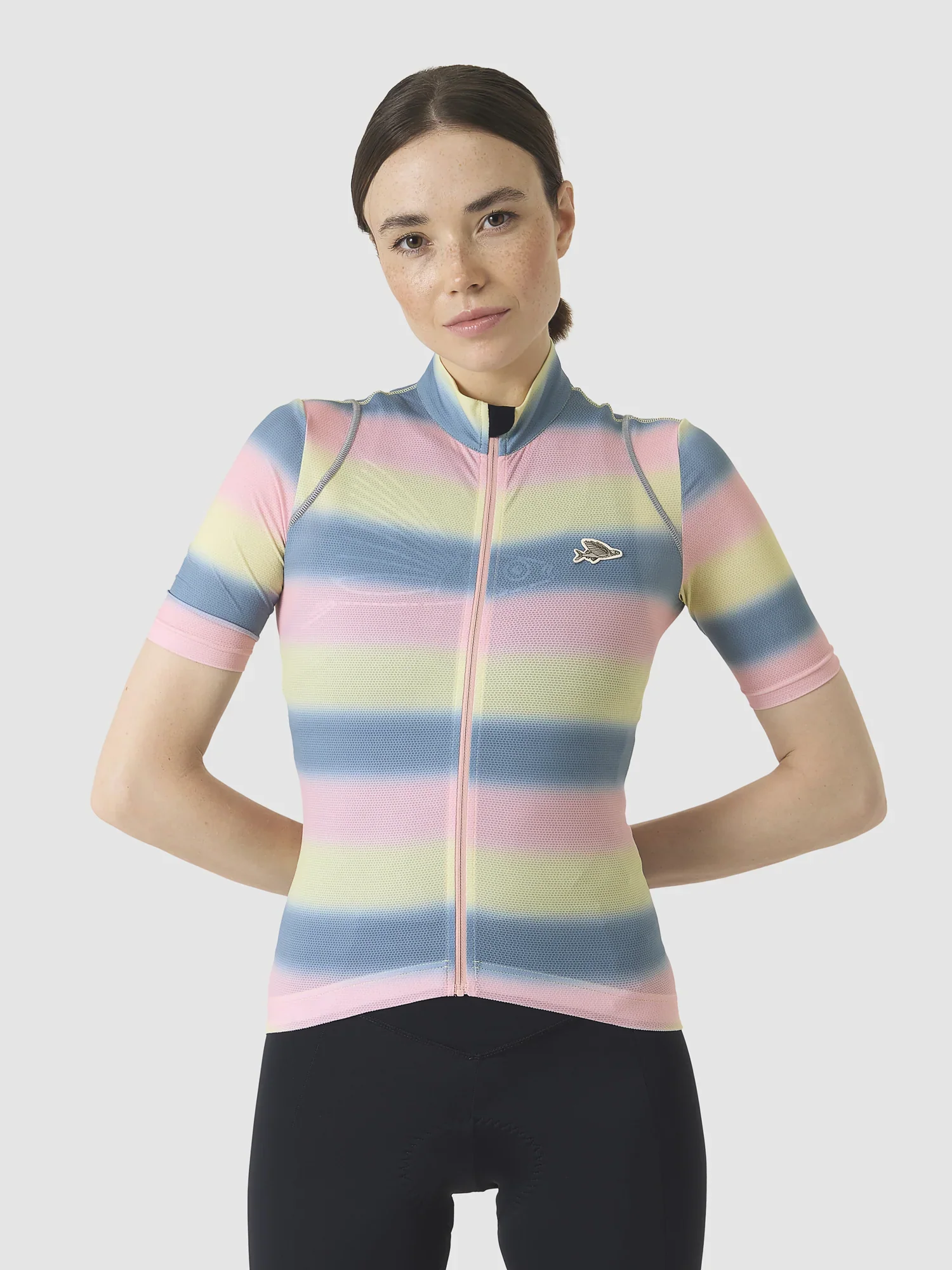 Café du Cycliste Mona Women's Jersey Plush/Naples Yellow - Image 2