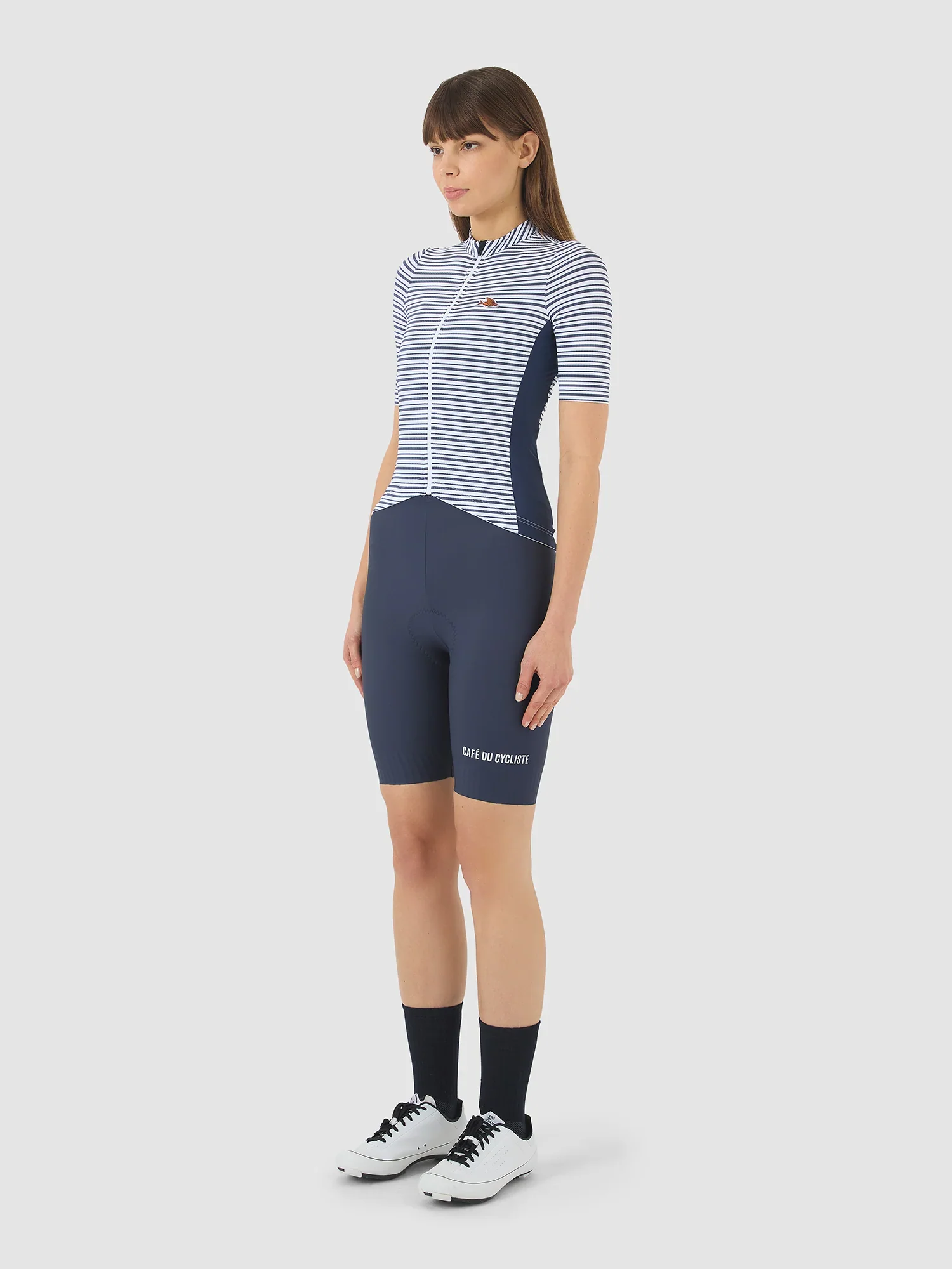 Café du Cycliste Romy Women's Jersey Navy/White - Image 3