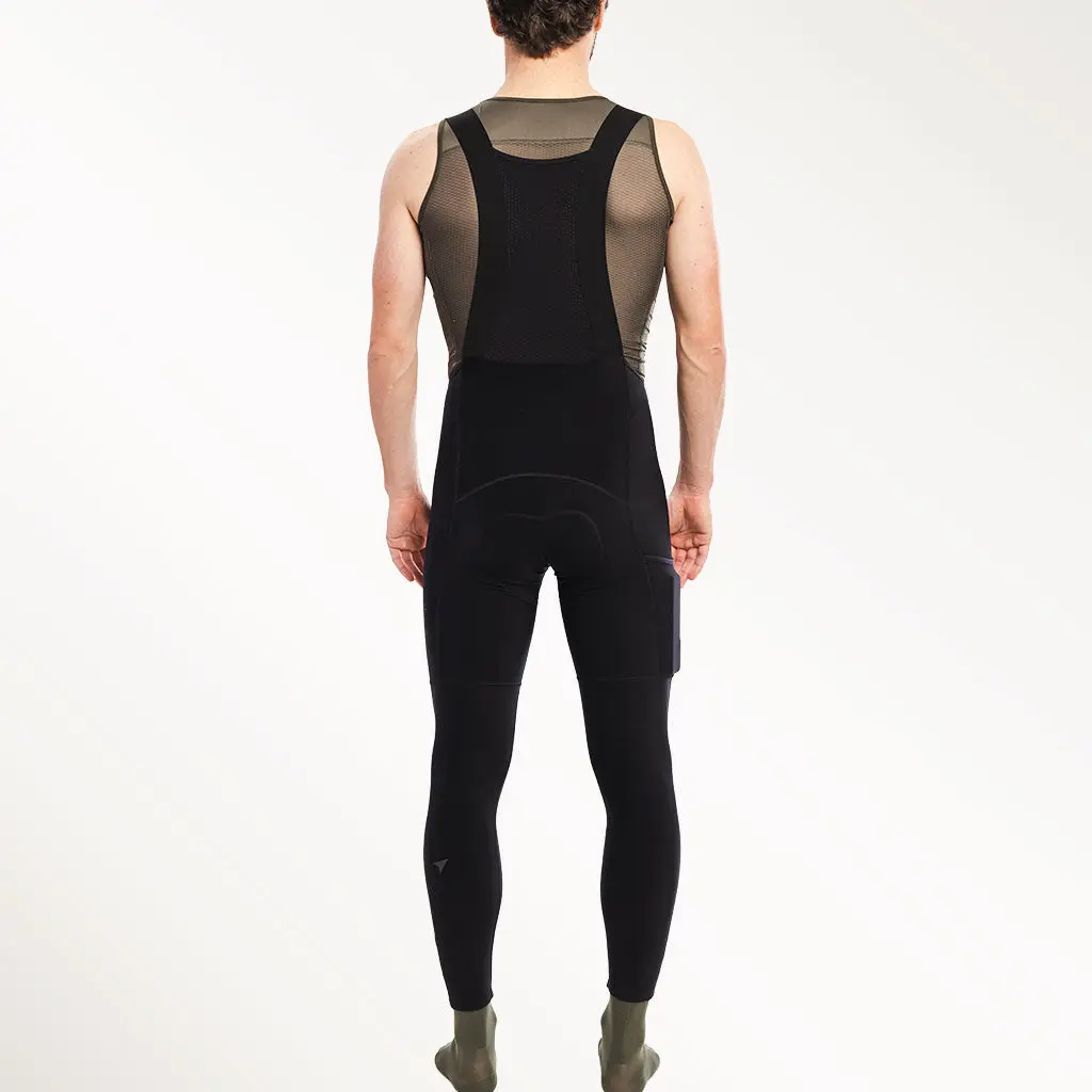 Canvas Men's Long Cargo Bib Black - Image 4