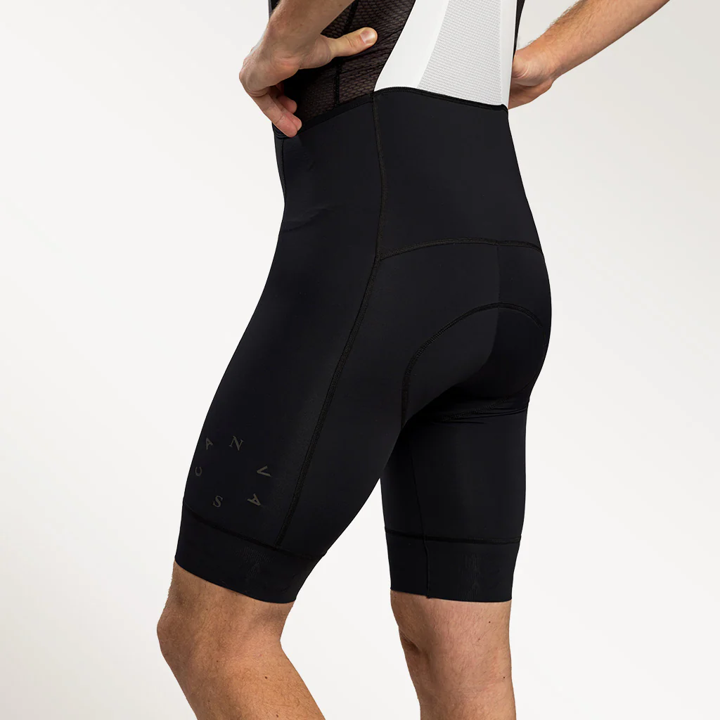 Canvas Solid Men's Bib Shorts Coal - Image 10