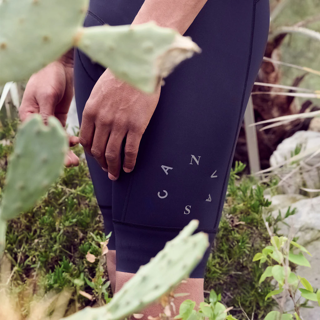 Canvas Solid Men's Bib Shorts Coal - Image 11
