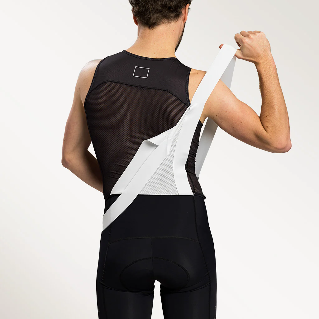 Canvas Solid Men's Bib Shorts Coal - Image 9