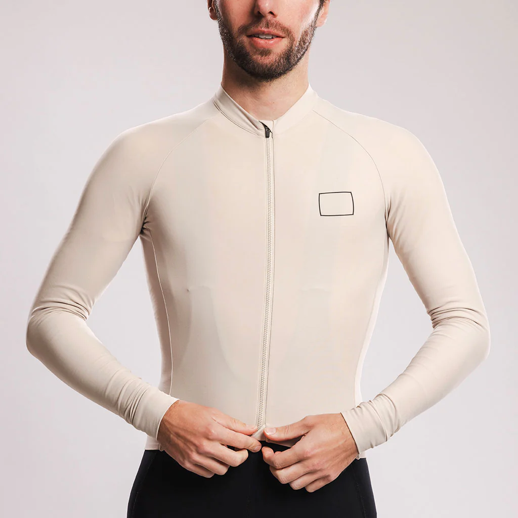 Canvas Solid Longsleeve Jersey Chalk - Image 3
