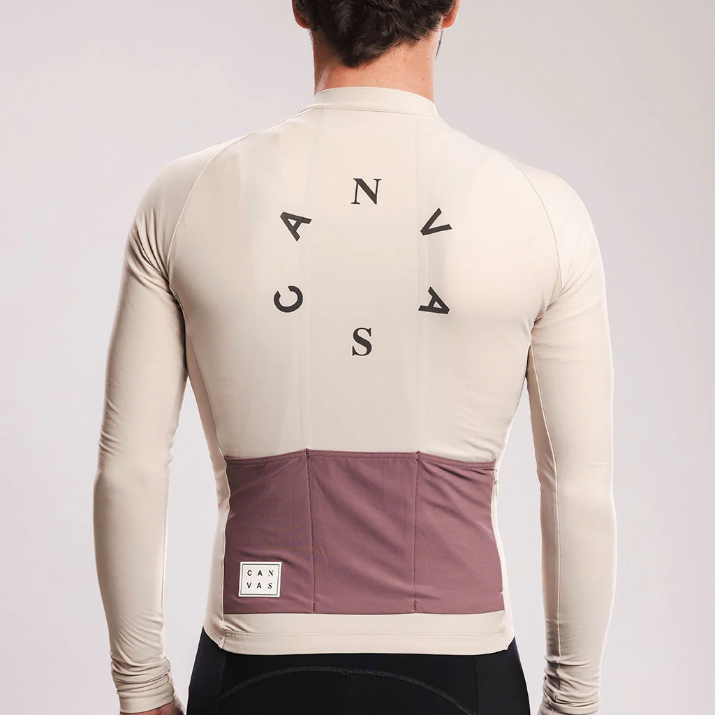 Canvas Solid Longsleeve Jersey Chalk - Image 4