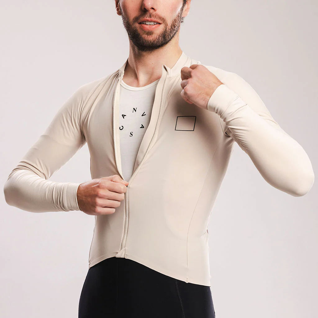 Canvas Solid Longsleeve Jersey Chalk - Image 5
