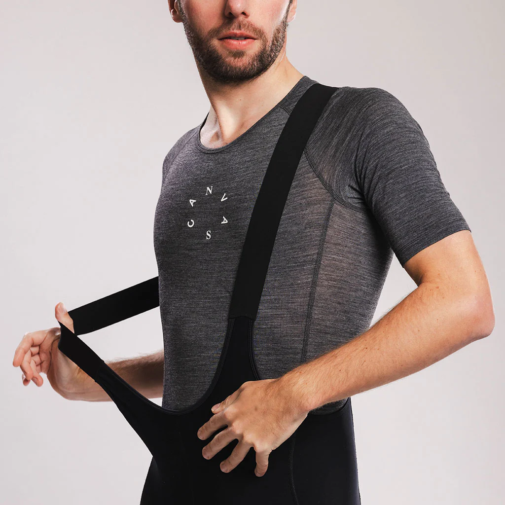 Canvas Solid Shortsleeve Merino Baselayer Coal - Image 4