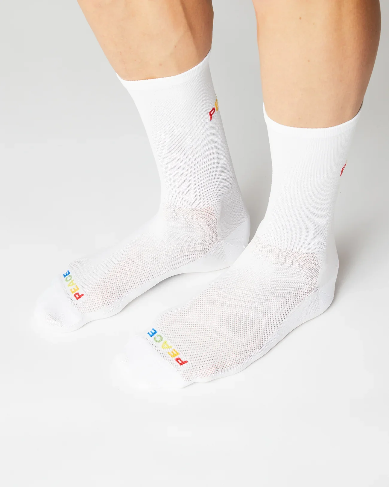 Fingerscrossed Rolling Harmony Socks White - Image 2