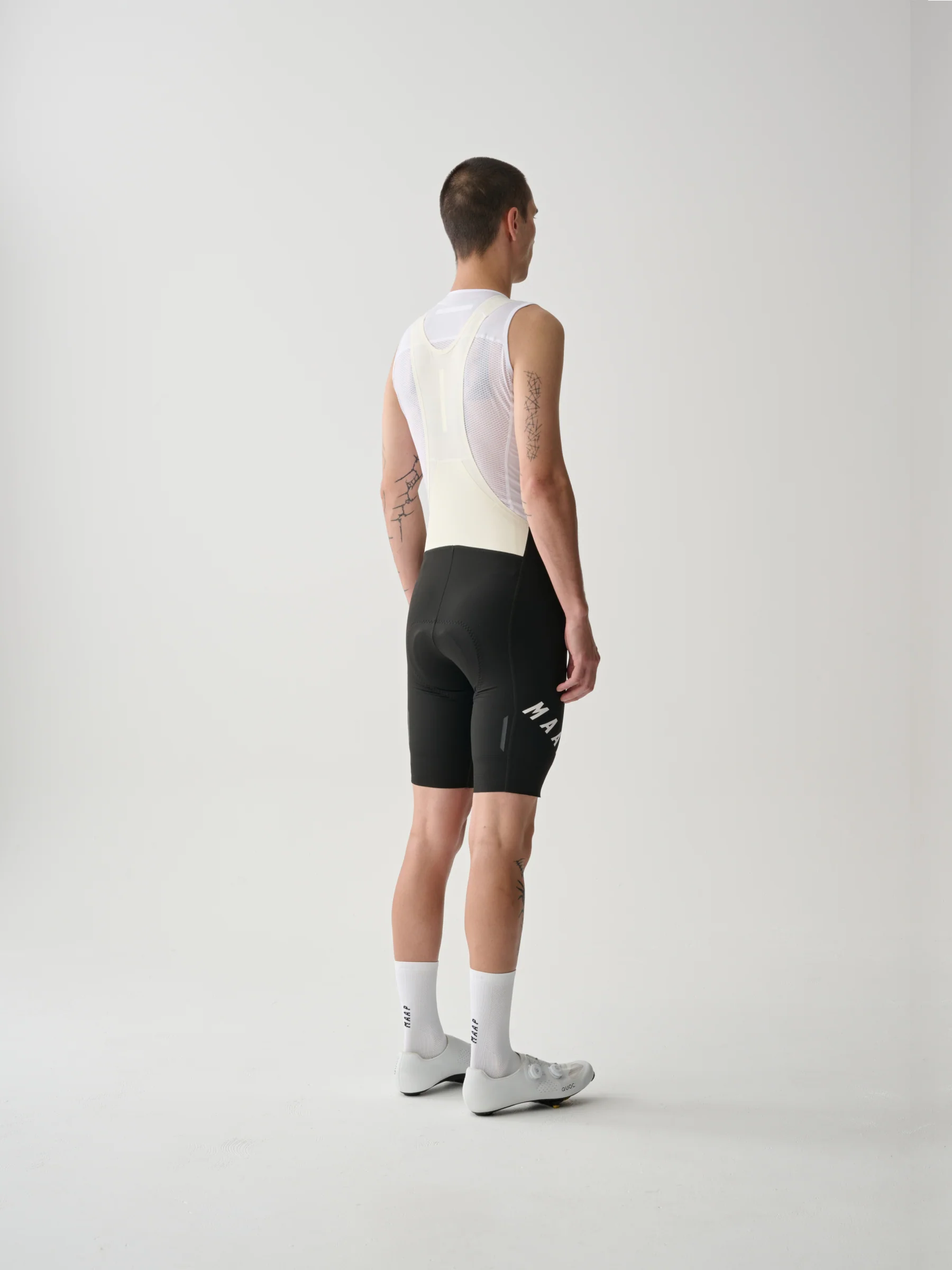 MAAP Aeon Men's Bib Shorts Black/White - Image 4