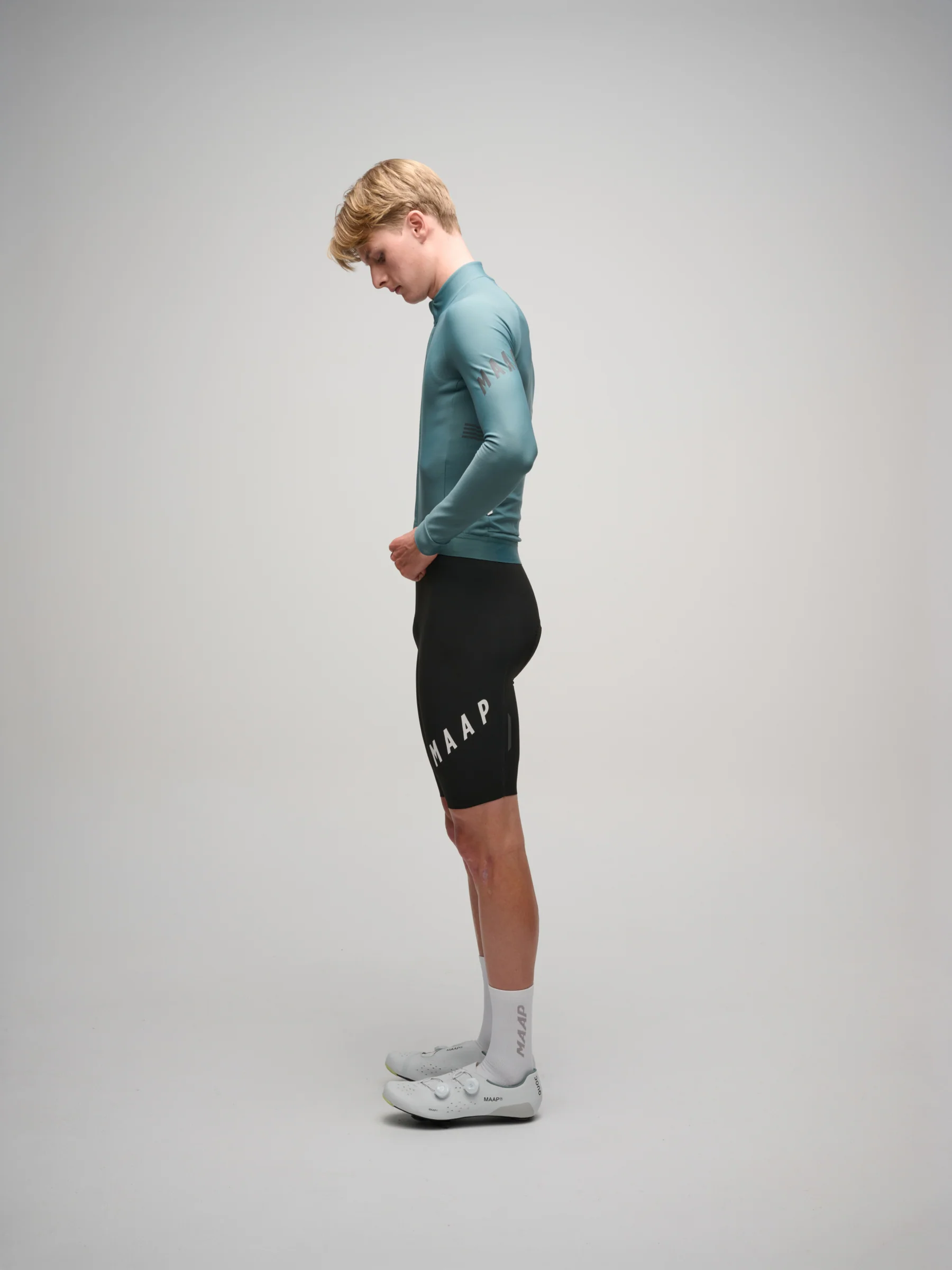 MAAP Aeon Men's Winter Thermal Longsleeve Jersey Atlantic - Image 4