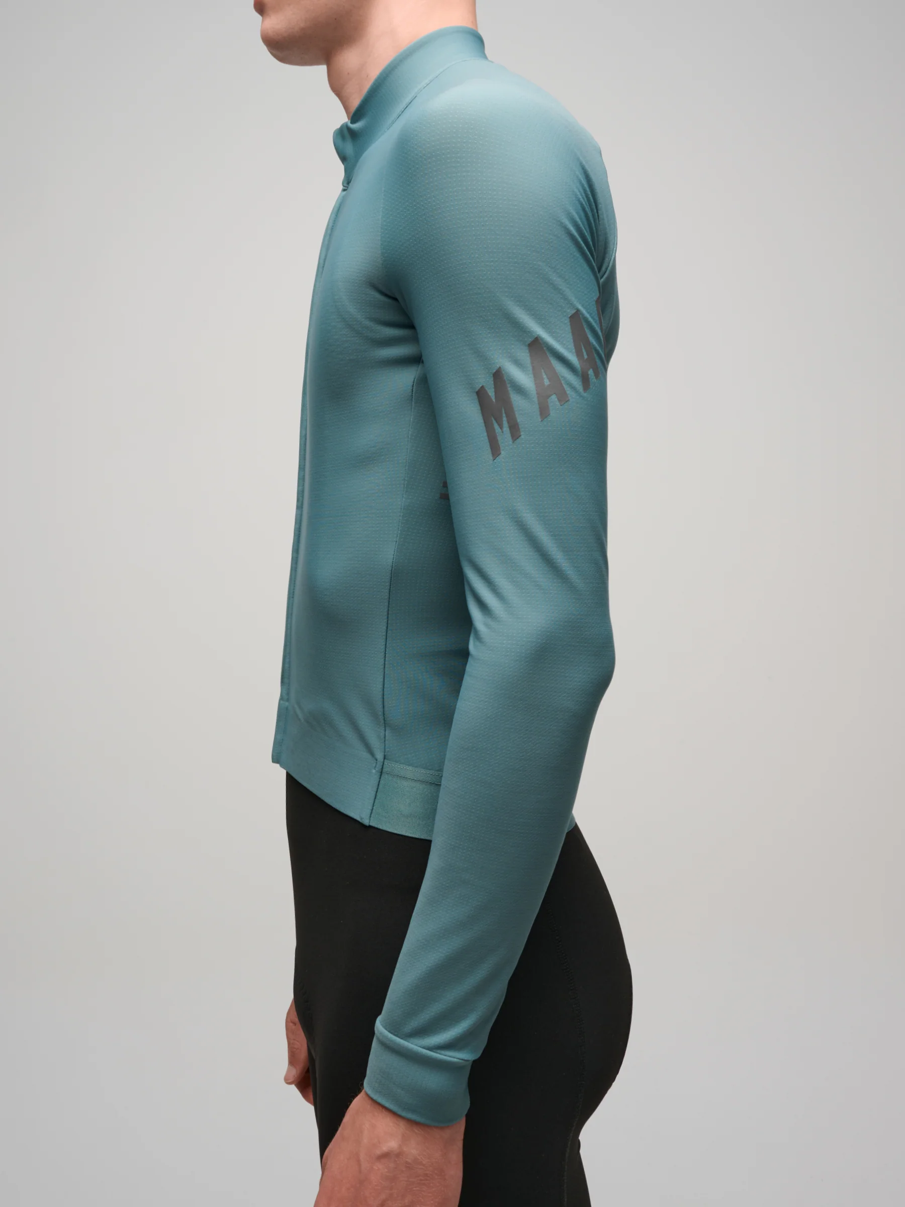 MAAP Aeon Men's Winter Thermal Longsleeve Jersey Atlantic - Image 7