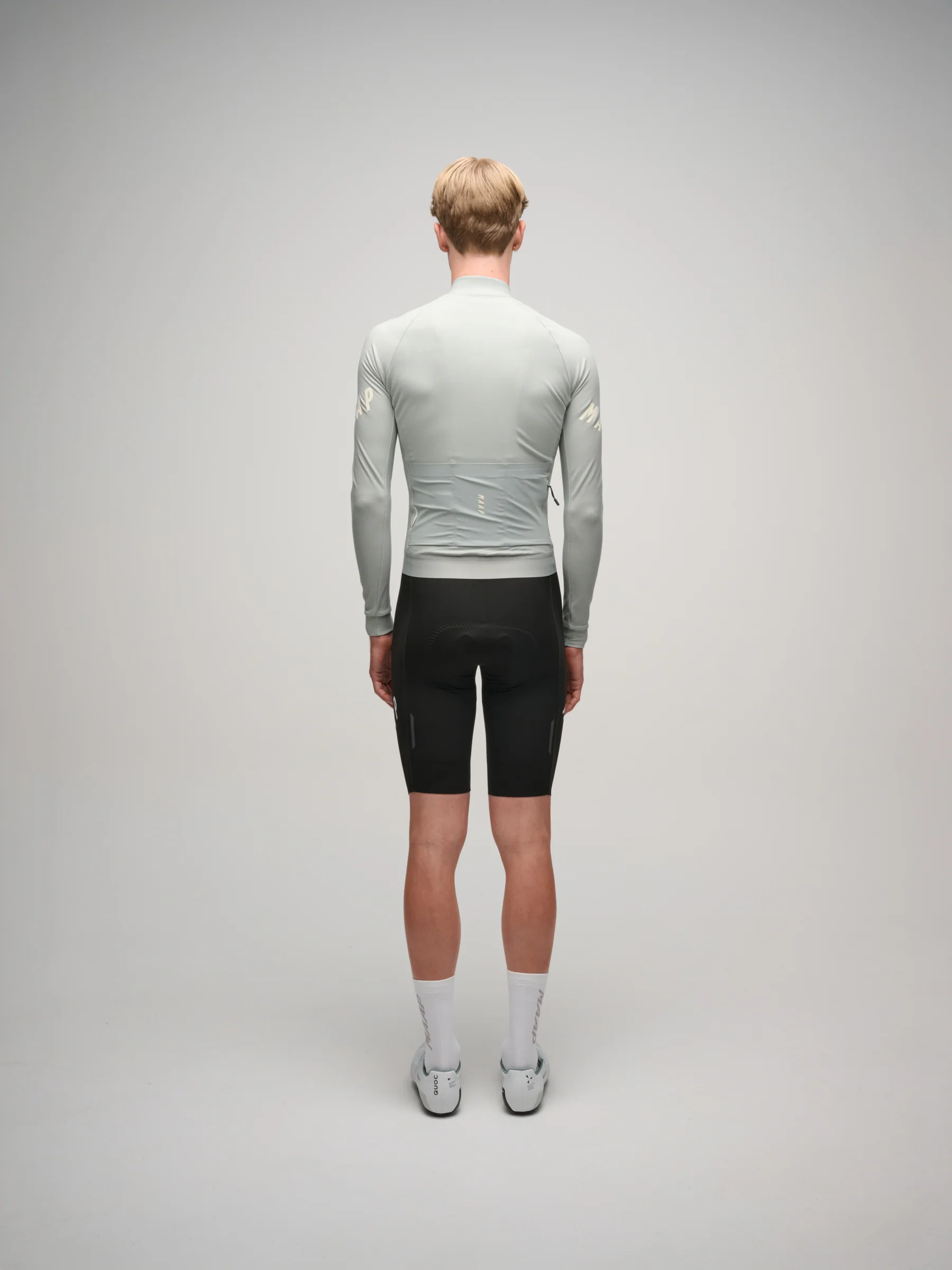 MAAP Aeon Men's Winter Thermal Longsleeve Jersey Greystone - Image 4