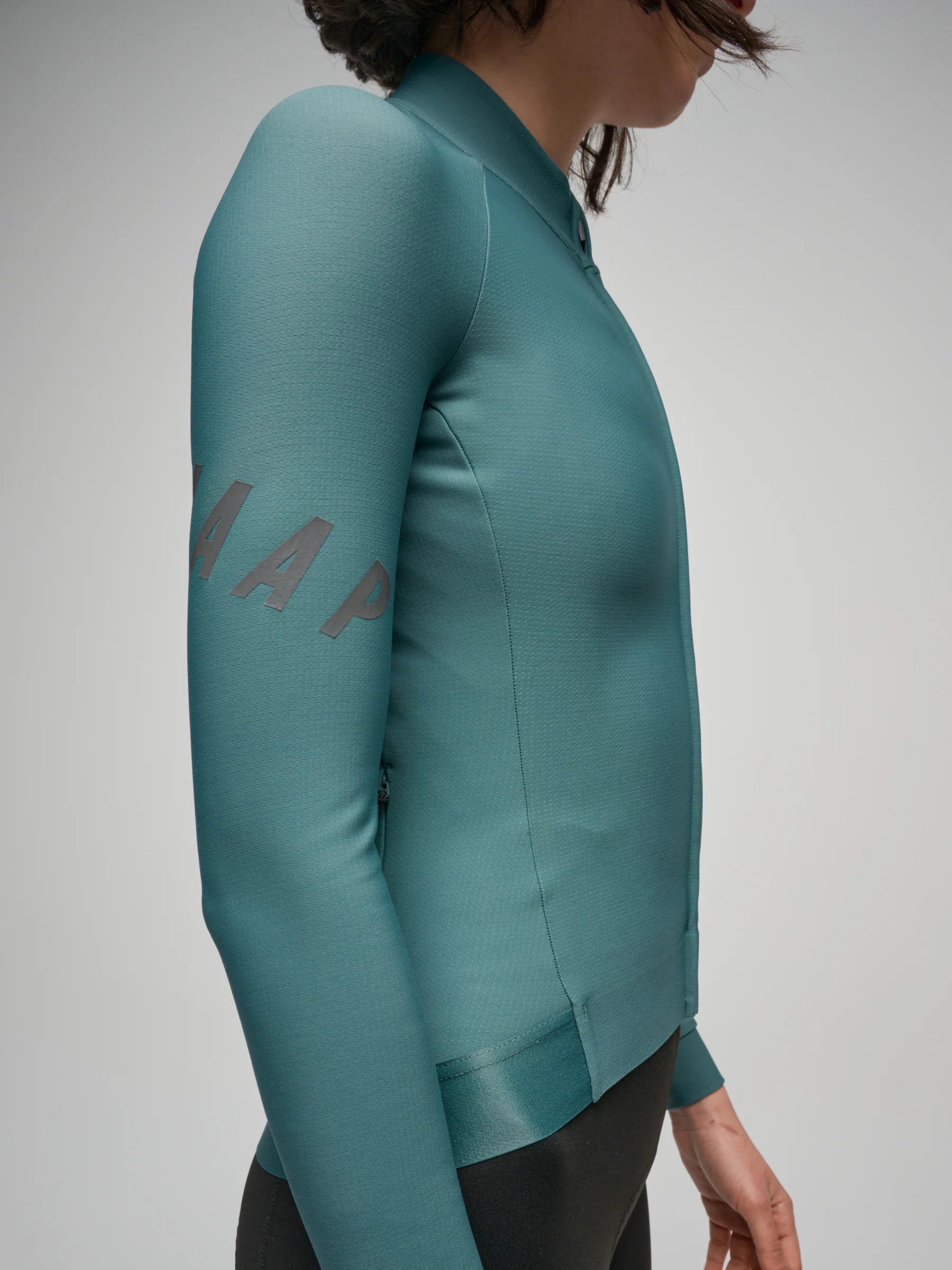 MAAP Aeon Women's Winter Thermal Longsleeve Jersey Atlantic - Image 5