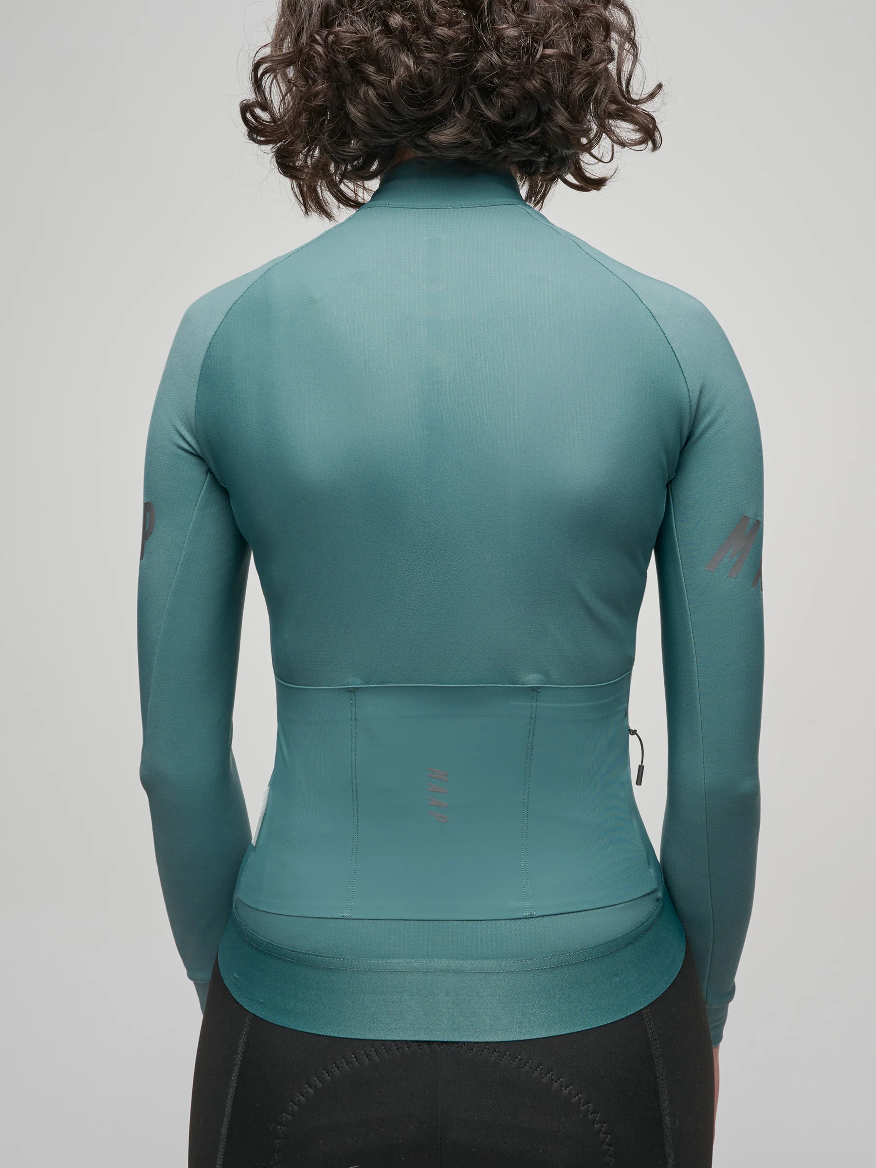 MAAP Aeon Women's Winter Thermal Longsleeve Jersey Atlantic - Image 6