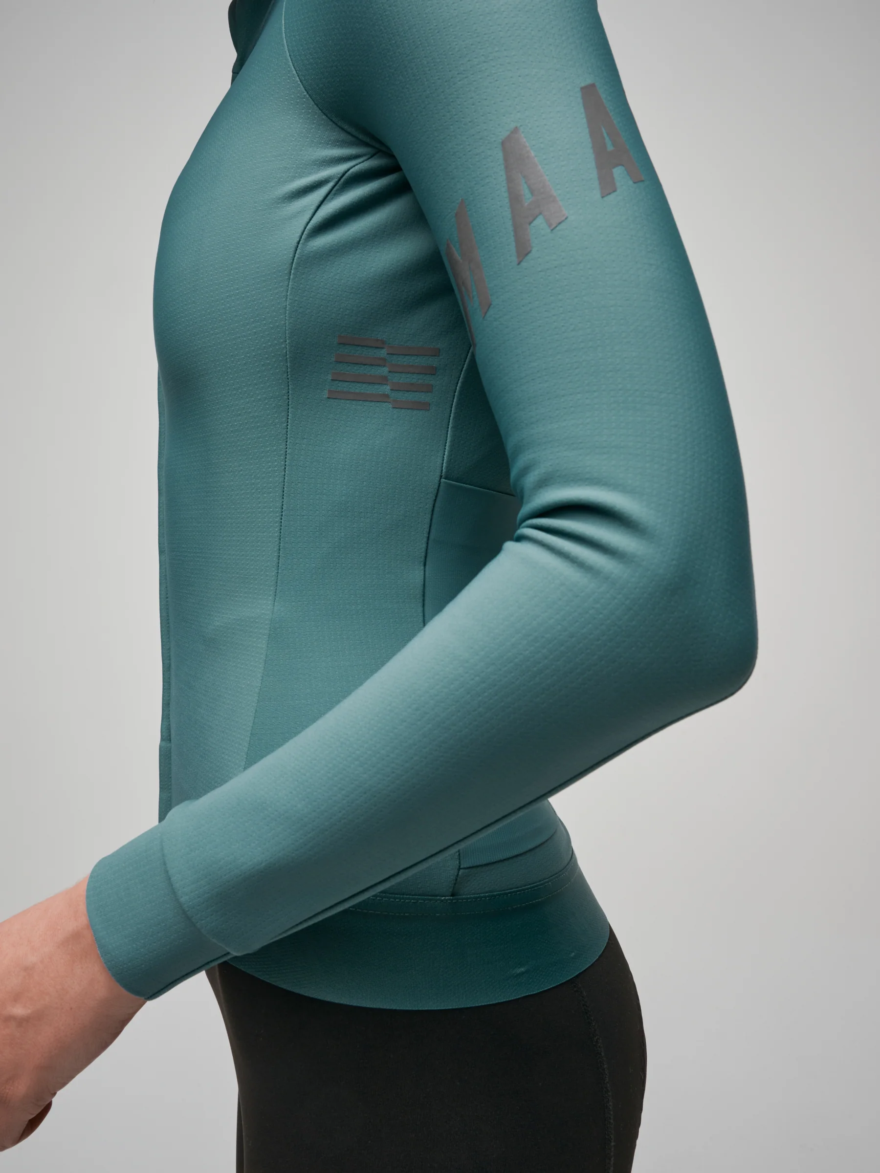 MAAP Aeon Women's Winter Thermal Longsleeve Jersey Atlantic - Image 7