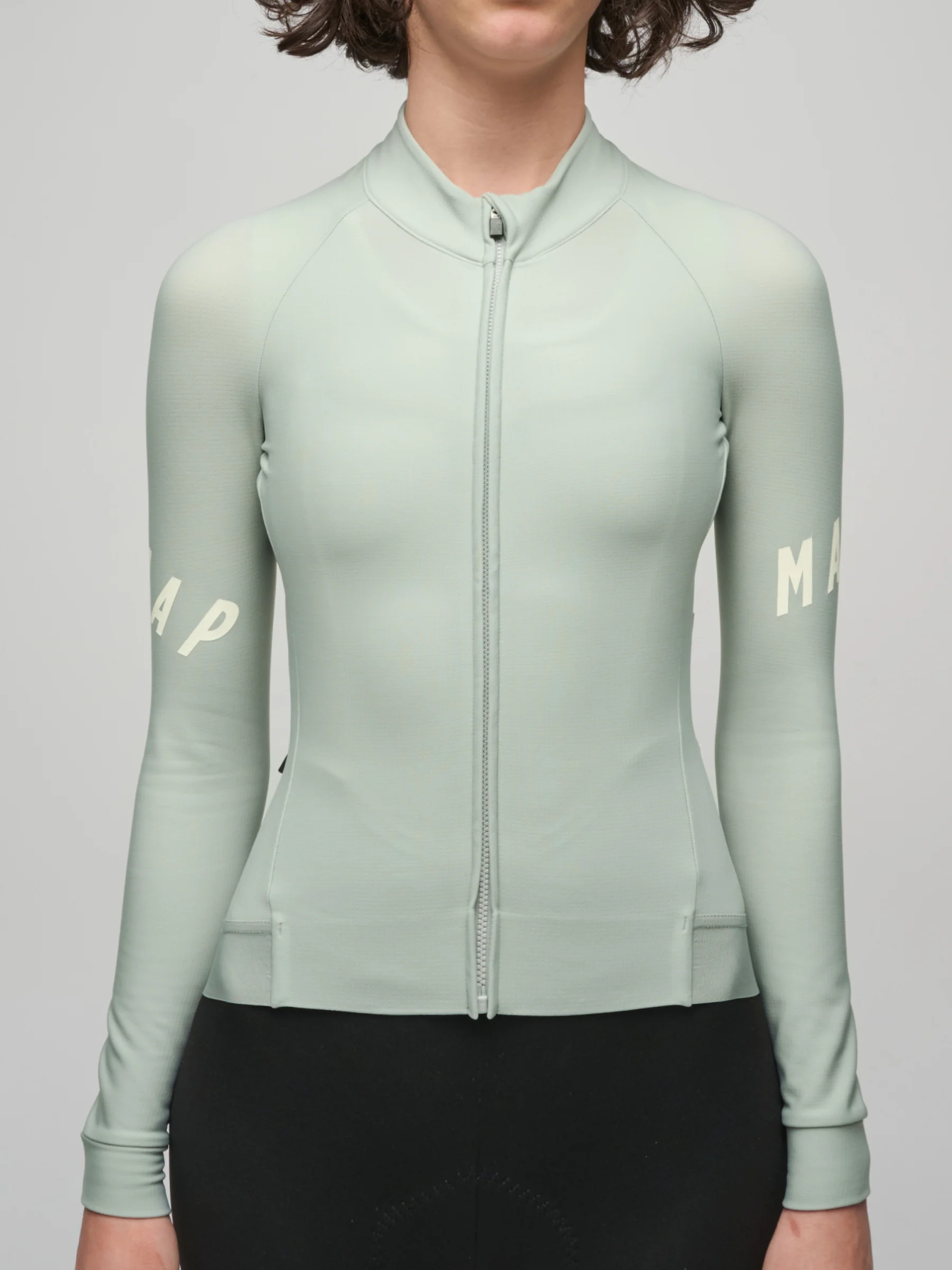 MAAP Aeon Women's Winter Thermal Longsleeve Jersey Greystone - Image 3