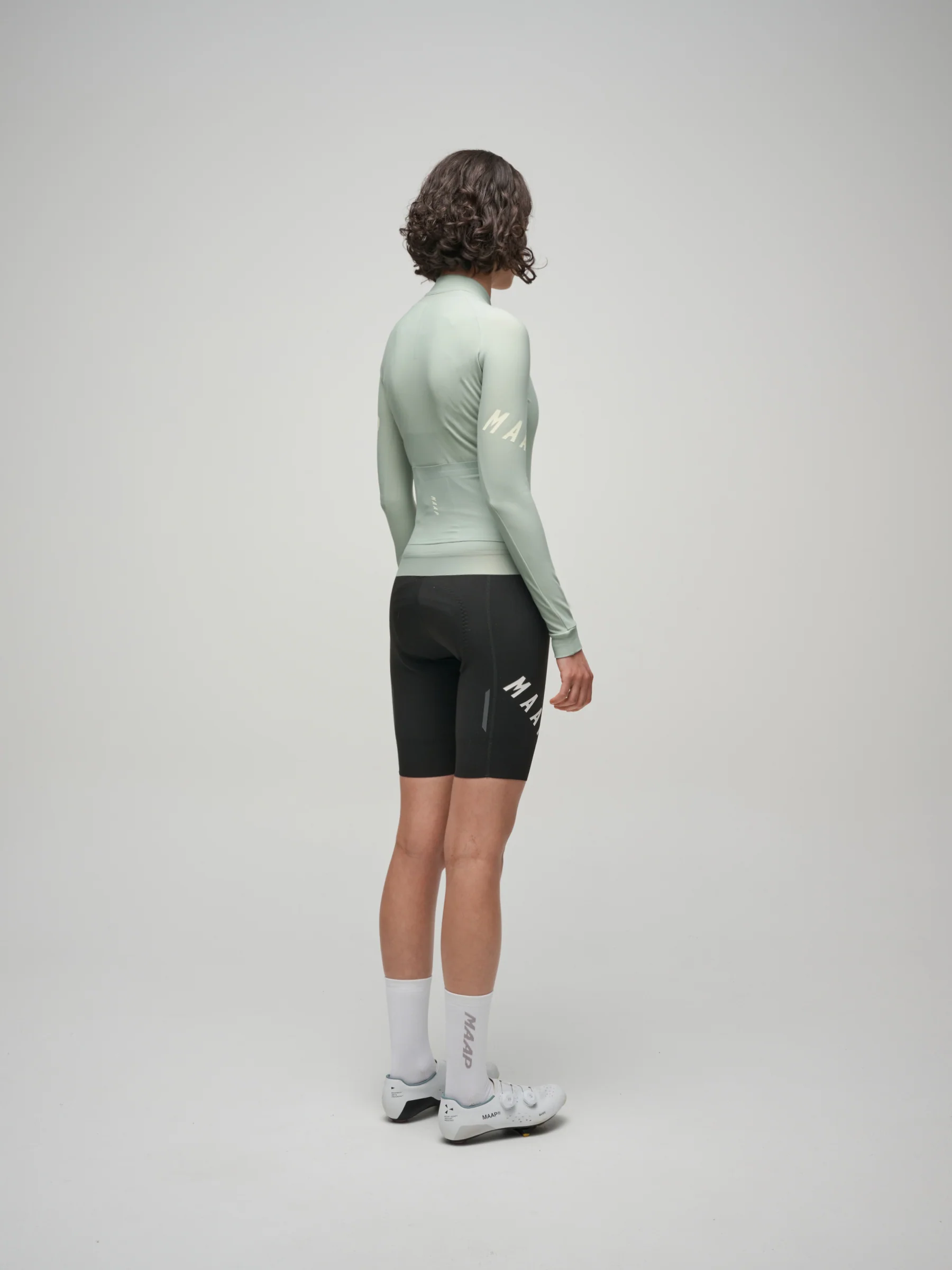 MAAP Aeon Women's Winter Thermal Longsleeve Jersey Greystone - Image 4