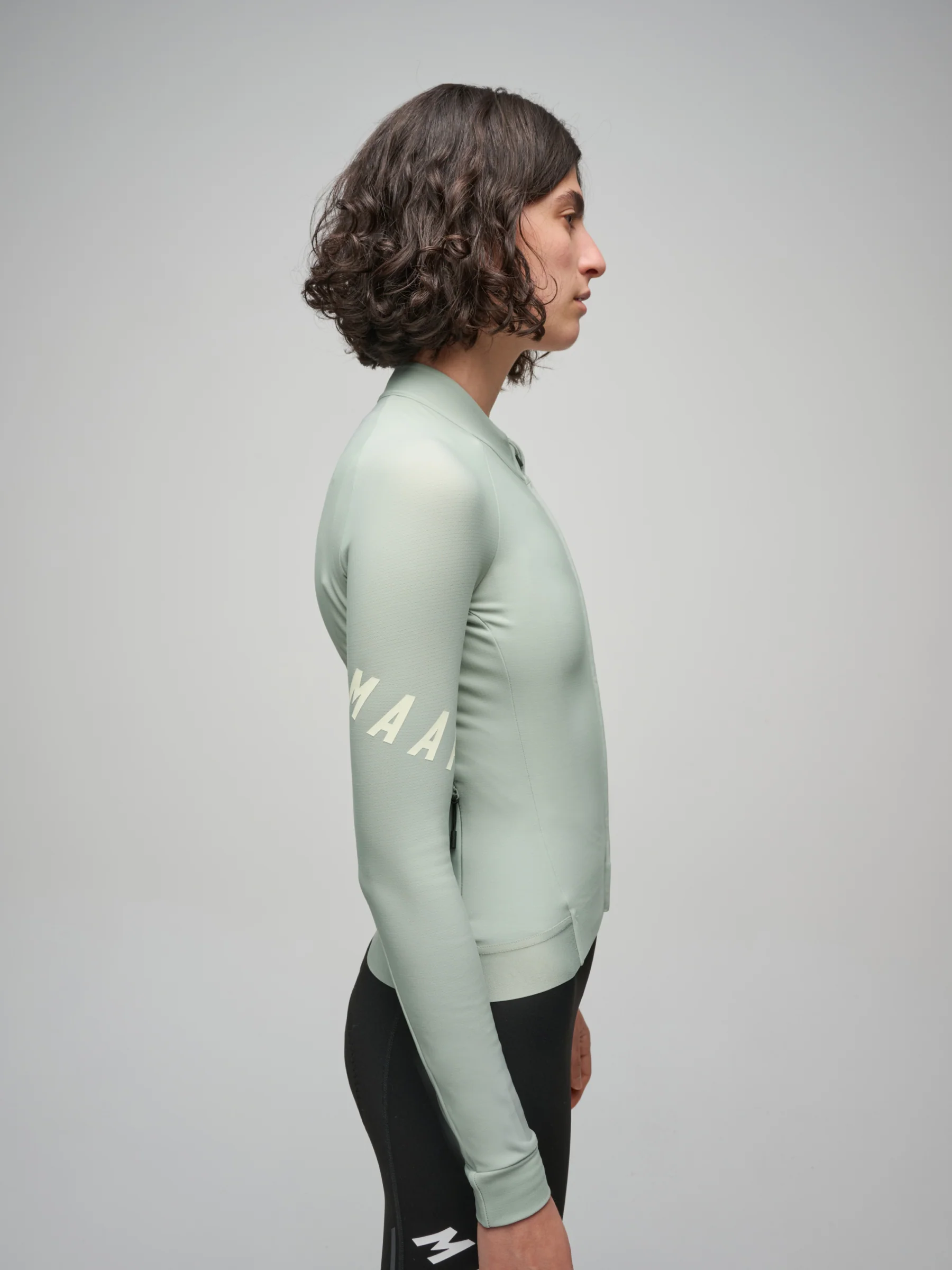 MAAP Aeon Women's Winter Thermal Longsleeve Jersey Greystone - Image 5