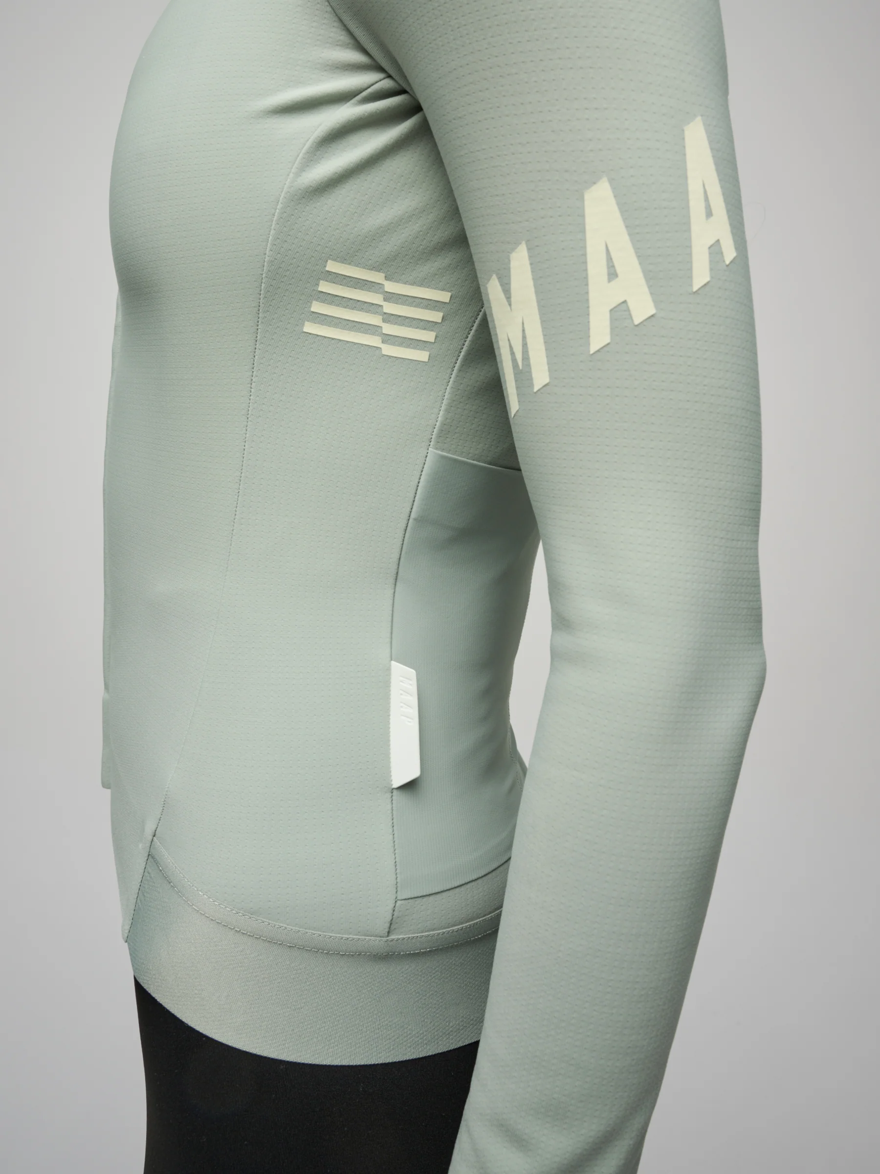 MAAP Aeon Women's Winter Thermal Longsleeve Jersey Greystone - Image 7