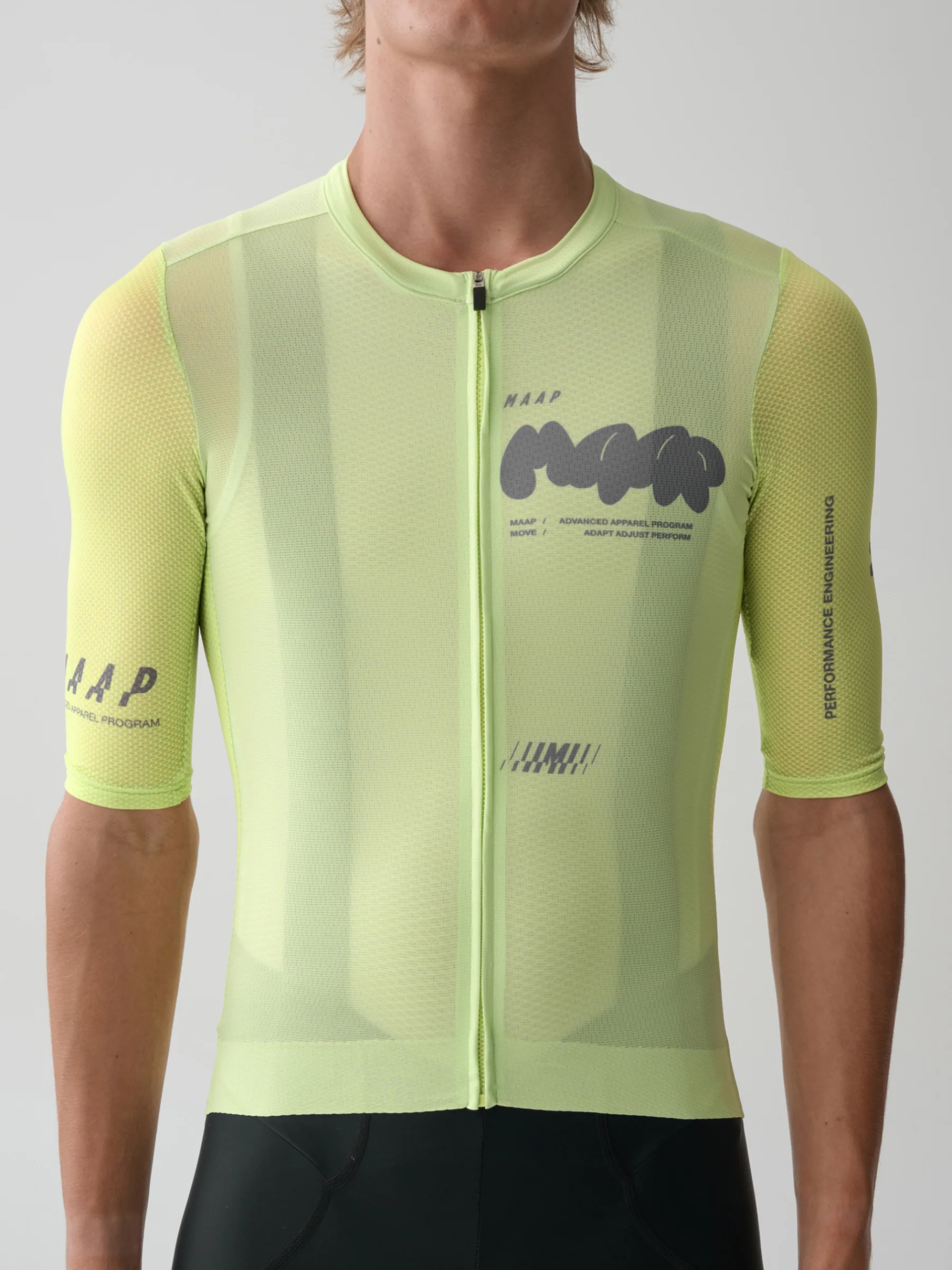 MAAP Aerate Pro Air Men's Jersey 3.0 Shadow Lime - Image 3