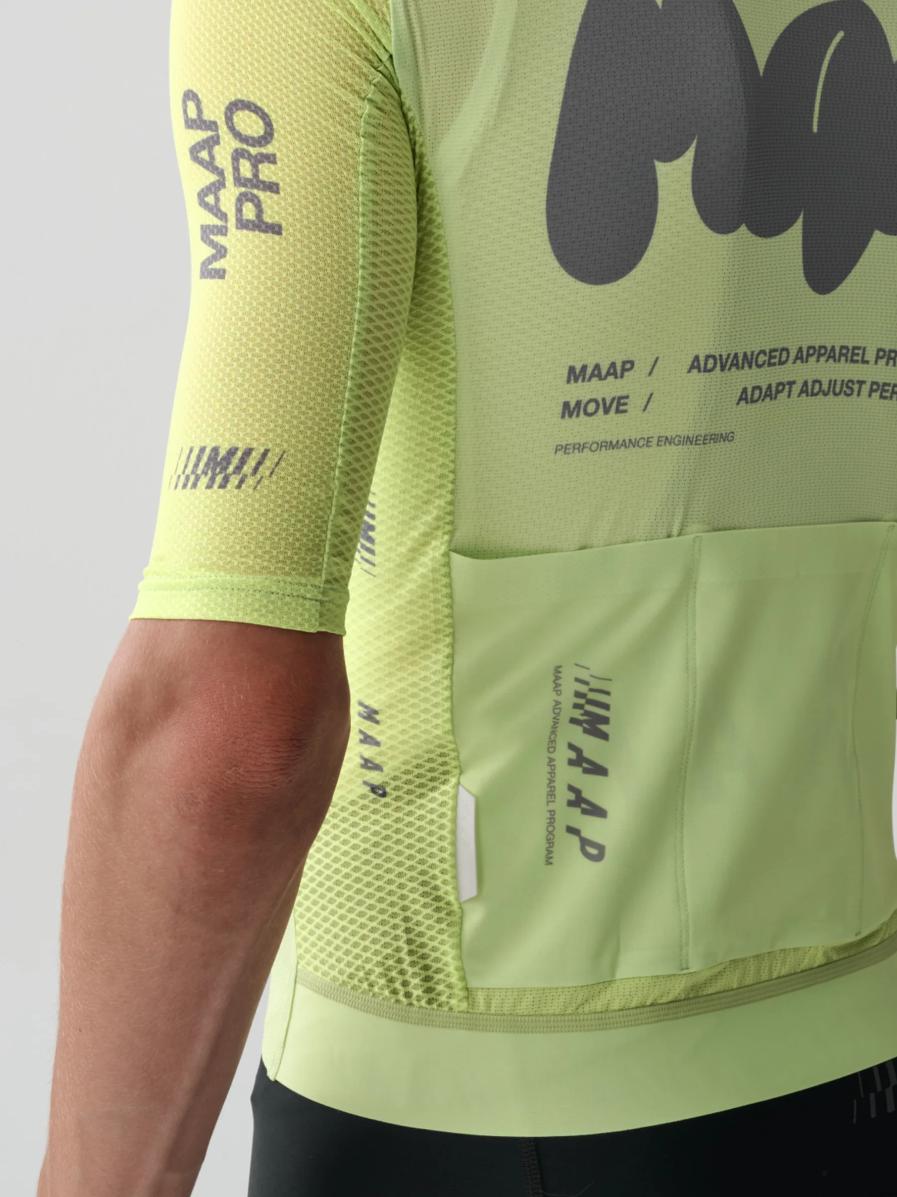 MAAP Aerate Pro Air Men's Jersey 3.0 Shadow Lime - Image 5