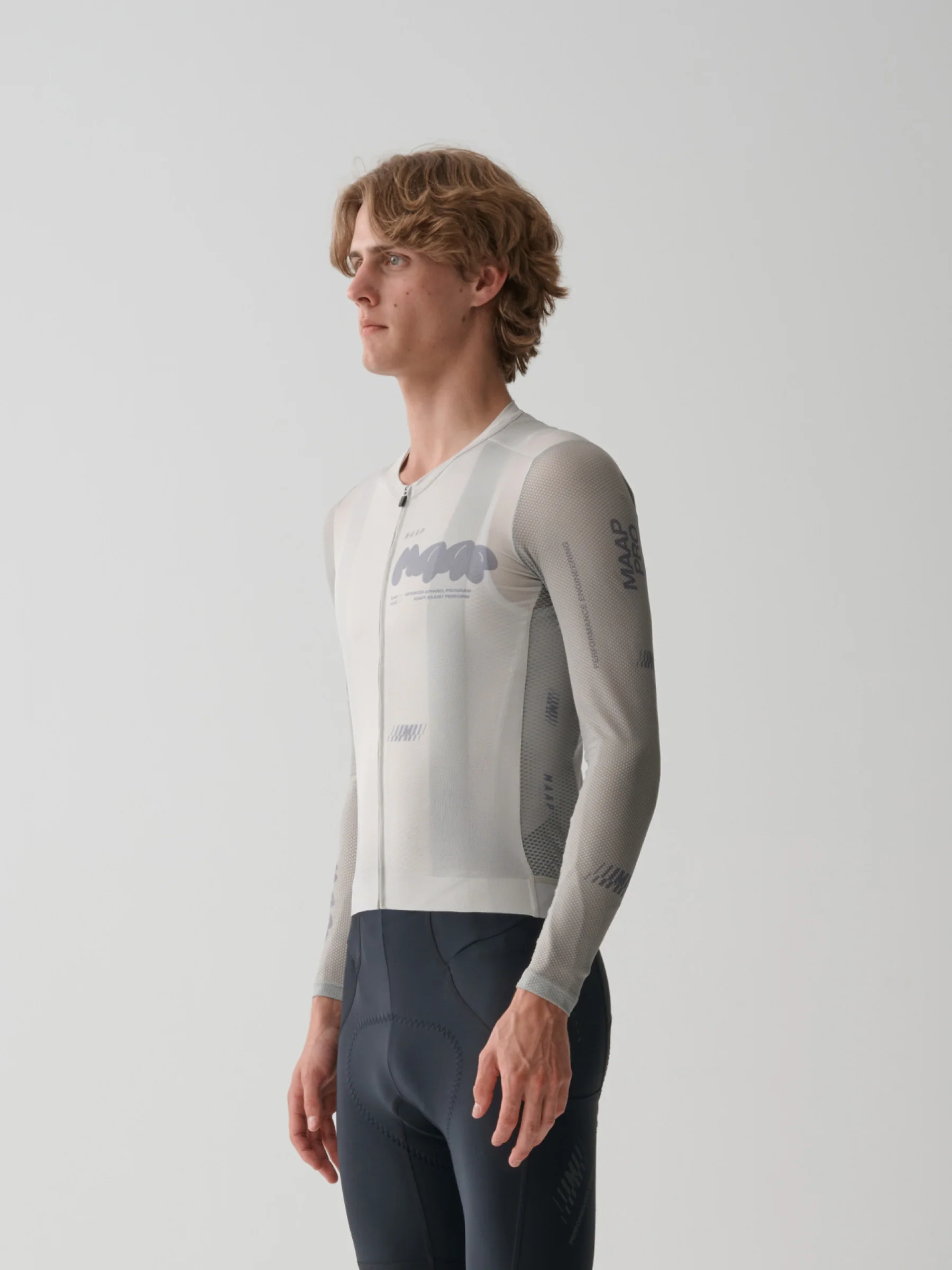 MAAP Aerate Pro Air Men's Longsleeve Jersey 3.0 Fog - Image 2