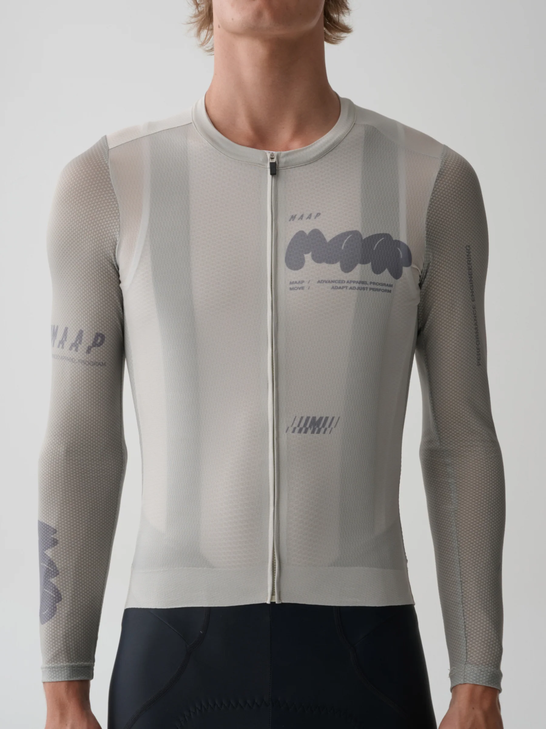 MAAP Aerate Pro Air Men's Longsleeve Jersey 3.0 Fog - Image 3